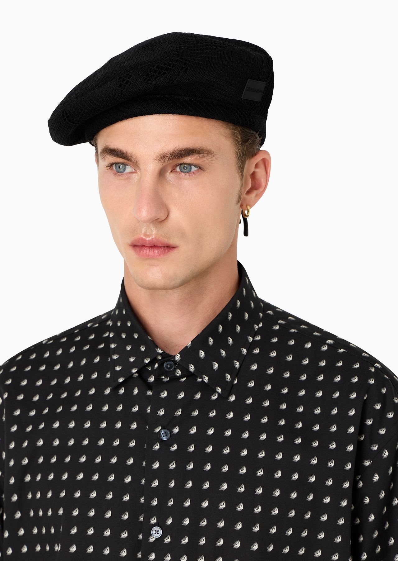 ASV Lyocell-blend oversized, short-sleeved shirt with all-over print - 5