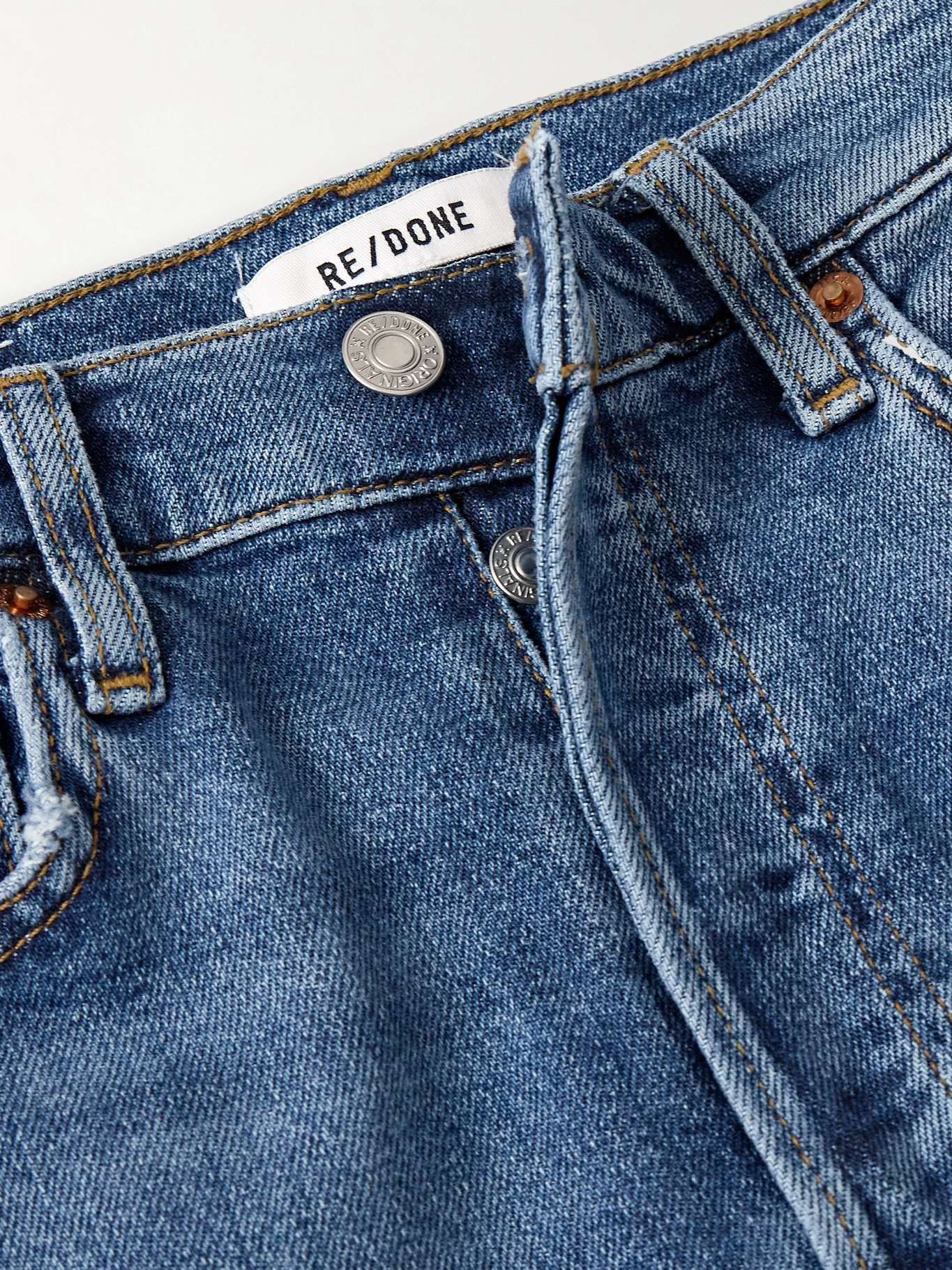 70s Stove Pipe high-rise straight-leg jeans - 6