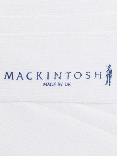Mackintosh NAVY & FOUR LEAF CLOVER STRIPED COTTON SOCKS outlook