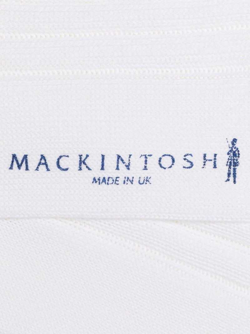 Mackintosh NAVY & FOUR LEAF CLOVER STRIPED COTTON SOCKS outlook