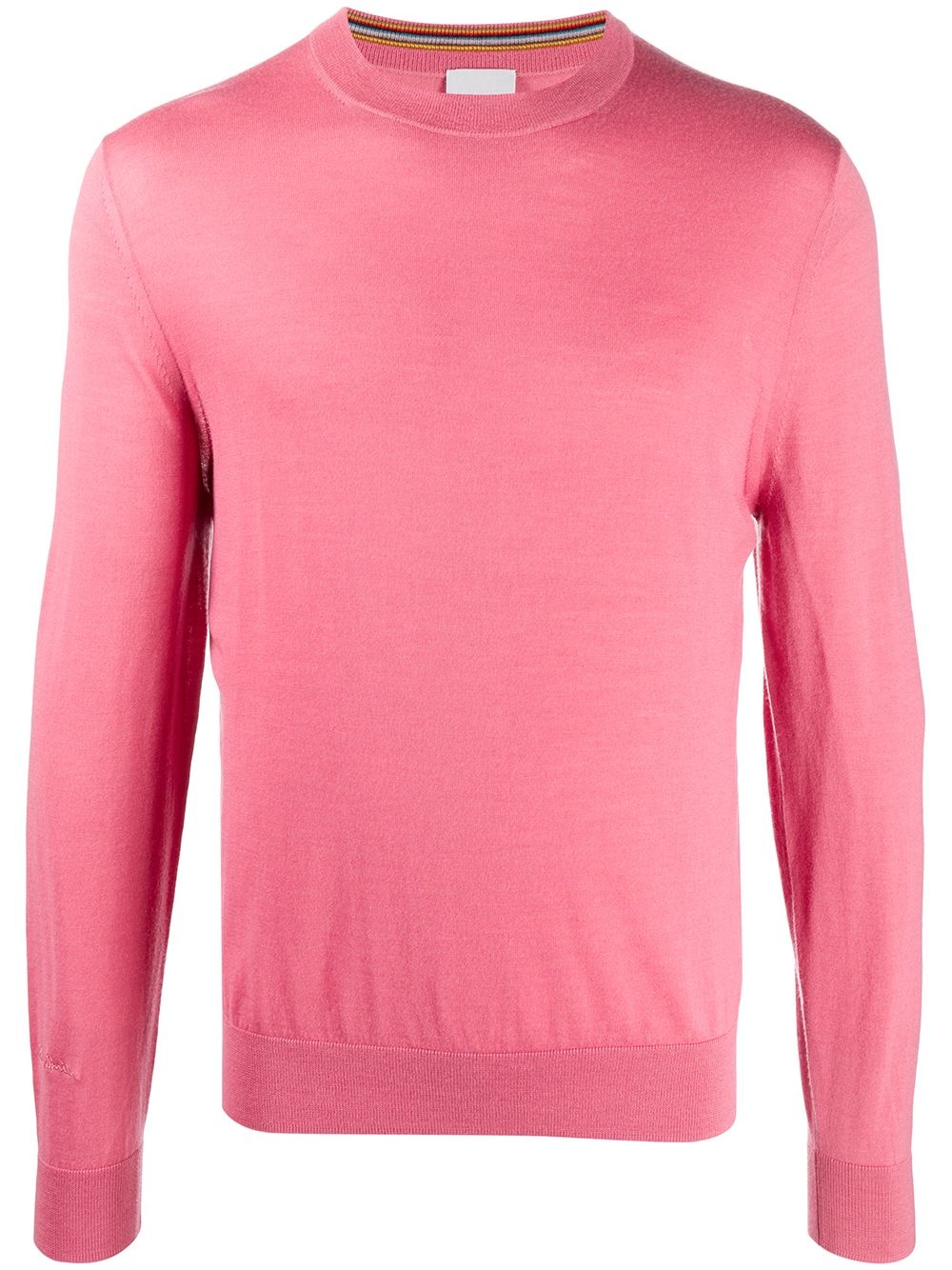 round neck merino knit jumper - 1