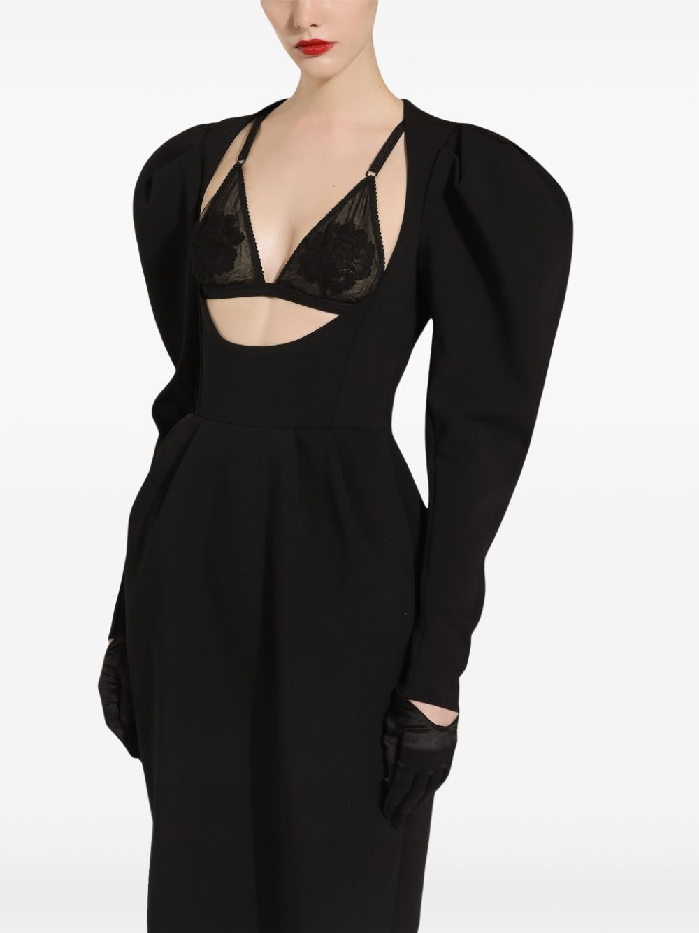 long-sleeve dress - 5