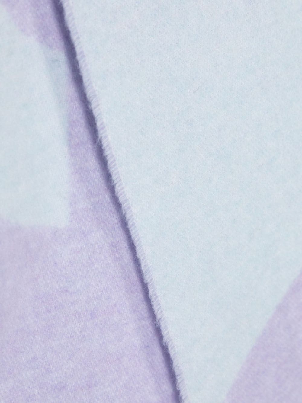 intarsia-knit logo scarf - 3