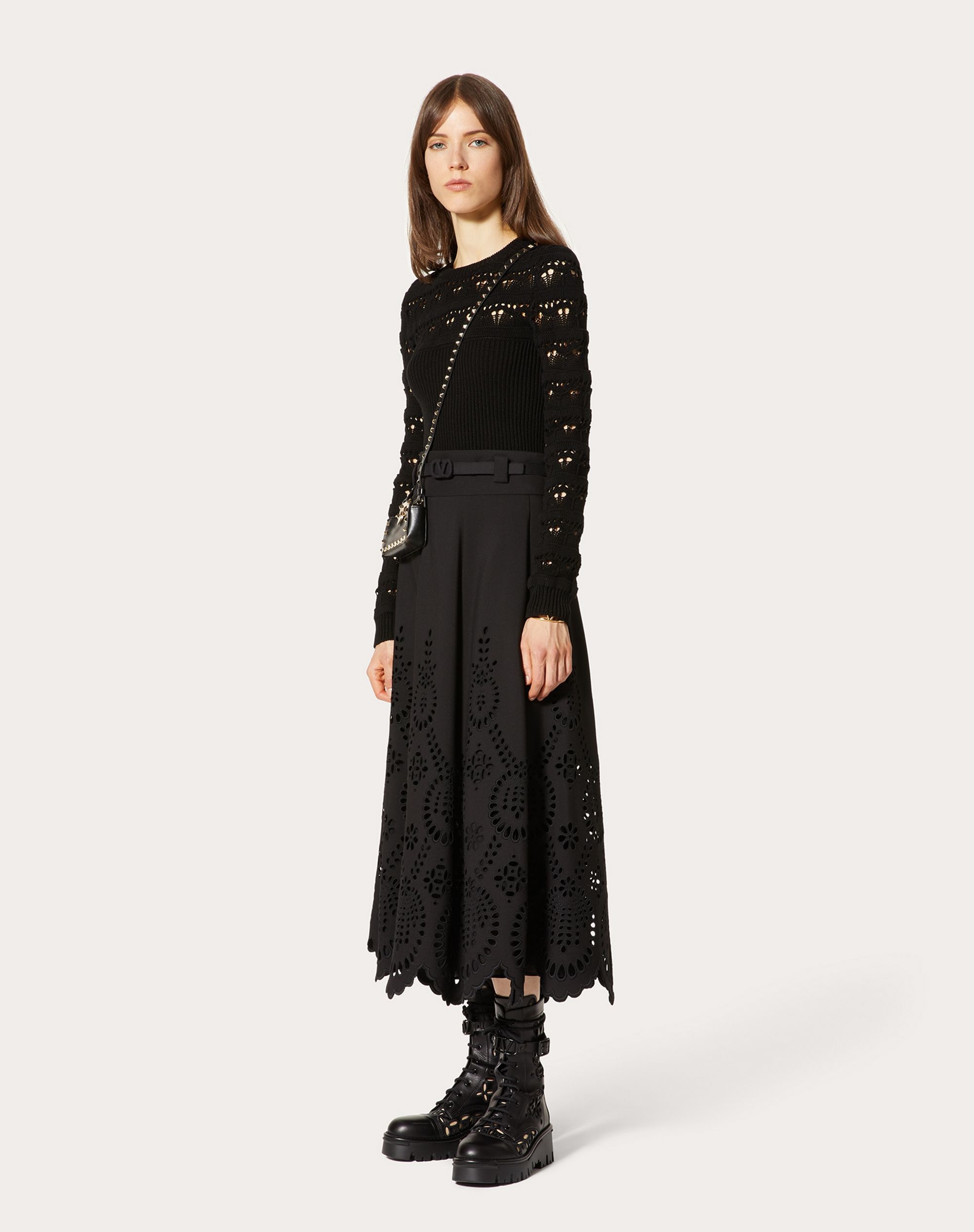 VALENTINO SAN GALLO EDITION SKIRT IN CREPE COUTURE - 2