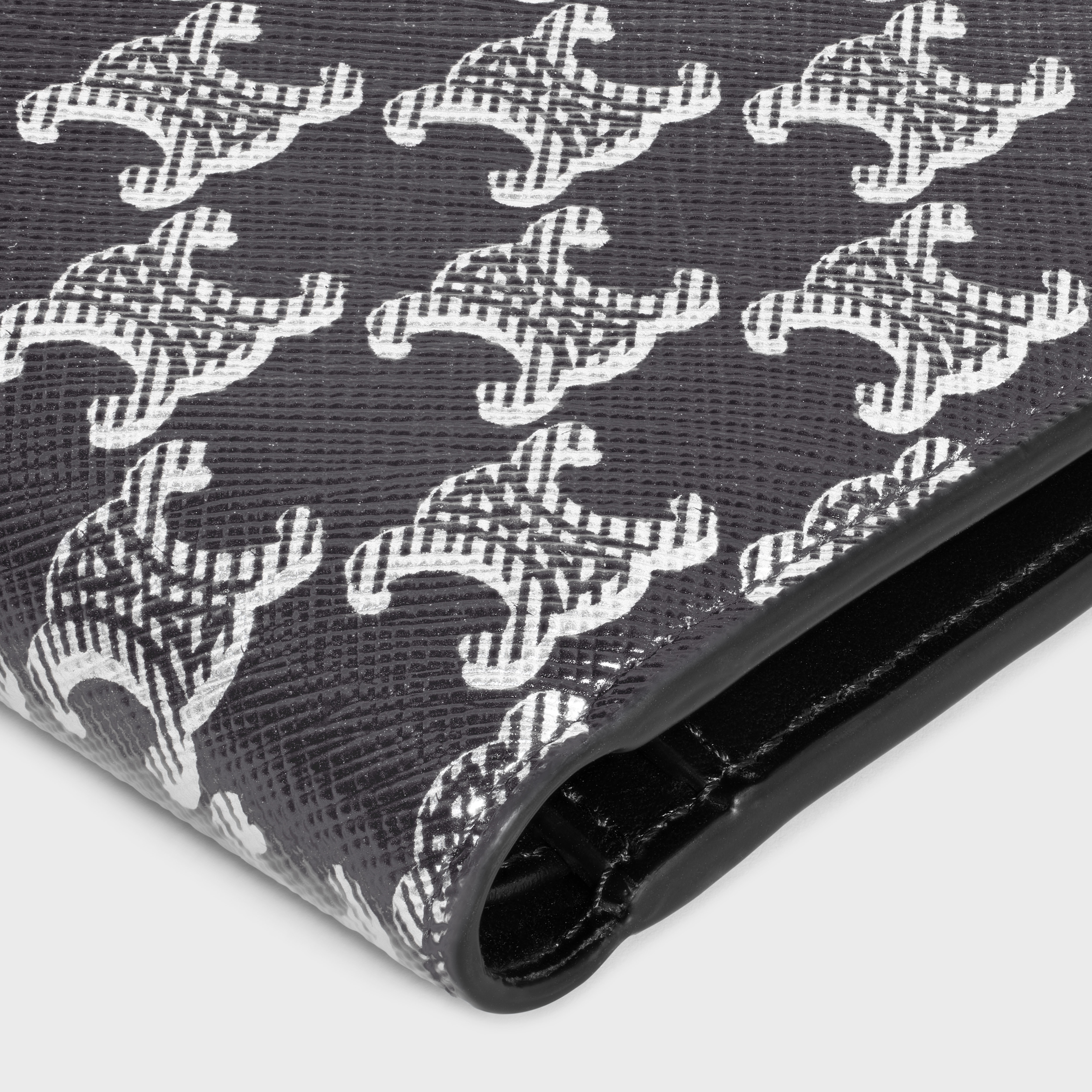 Bi-fold Wallet with Coin Compartment in Triomphe Canvas and calfskin - 5