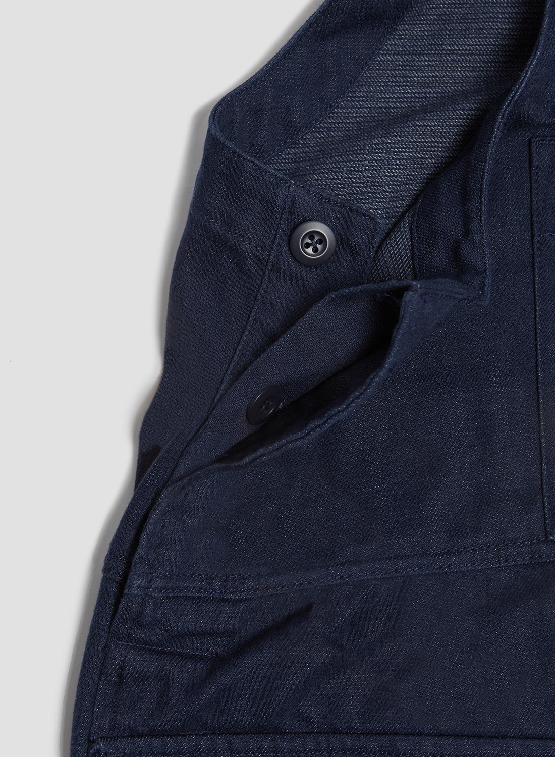 Railway Dungaree Heavy Cotton in Black Navy - 5