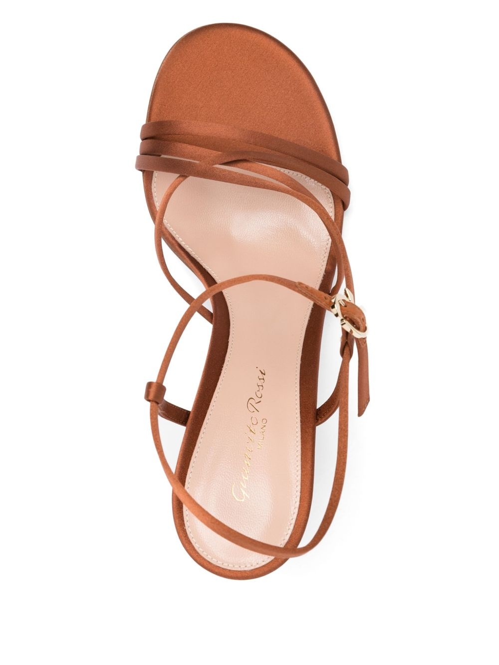 90mm satin sandals - 4