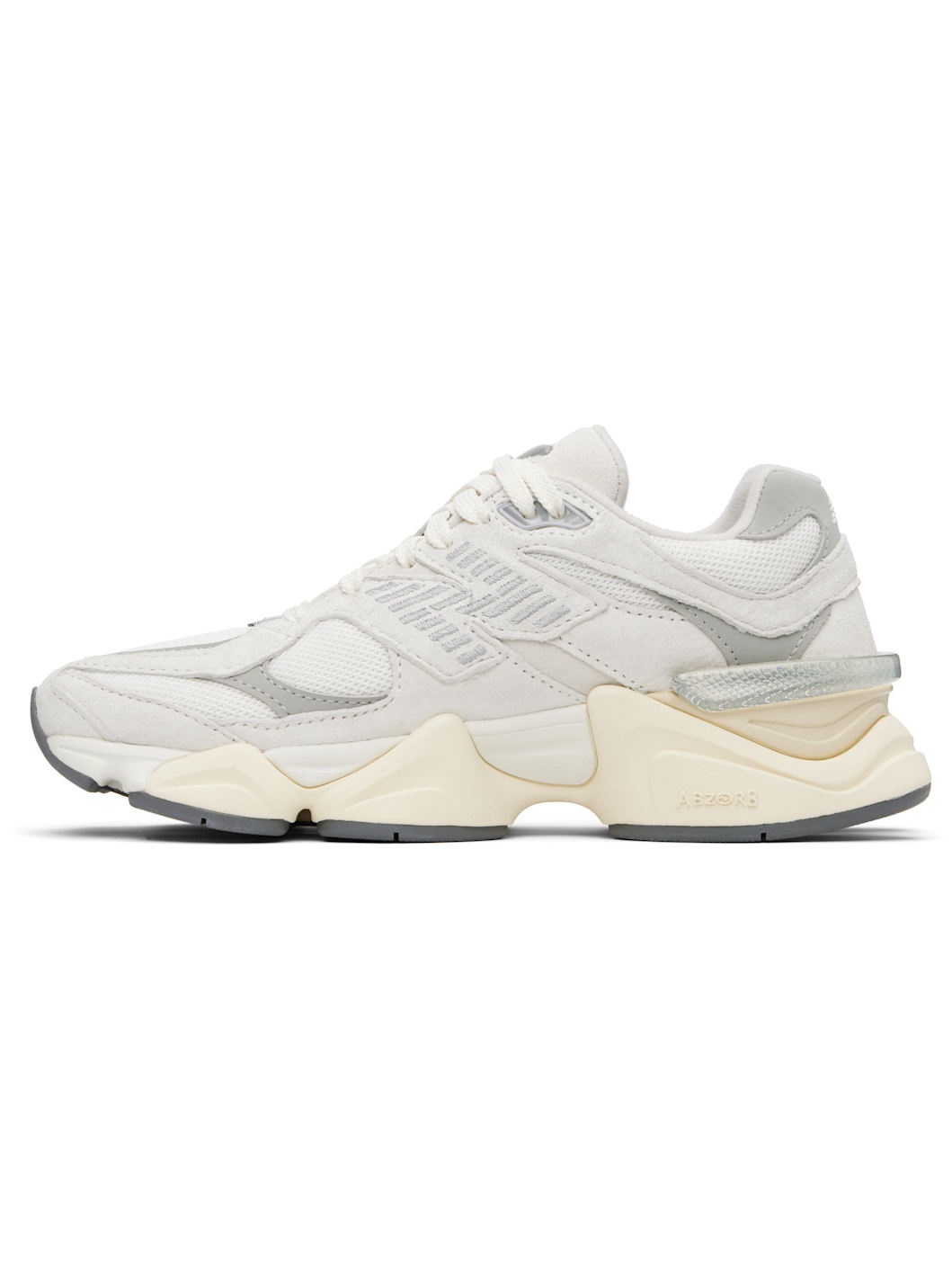 Off-White & Gray 9060 Sneakers - 3