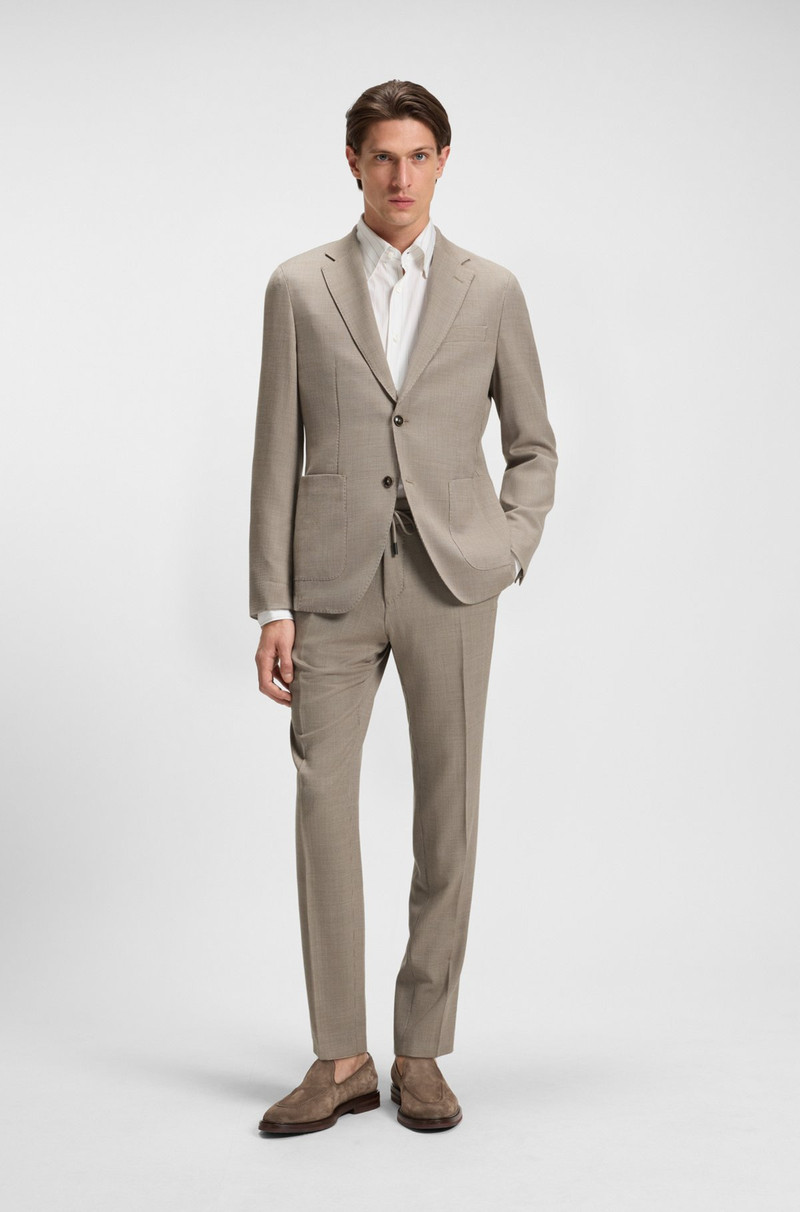 BOSS SLIM-FIT BLAZER IN VIRGIN WOOL AND SILK outlook