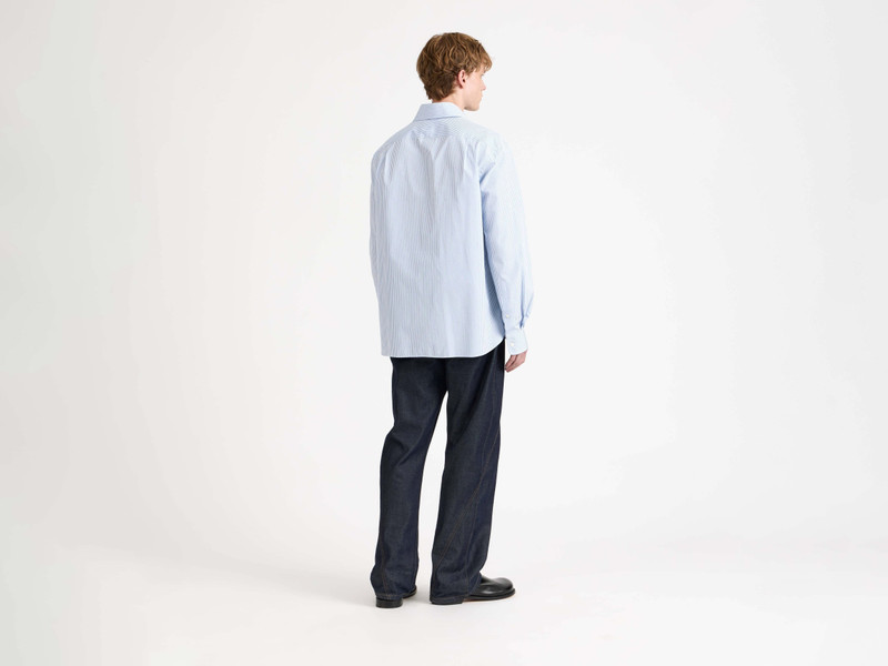 DRESS SHIRT IN BLUE & WHITE 3