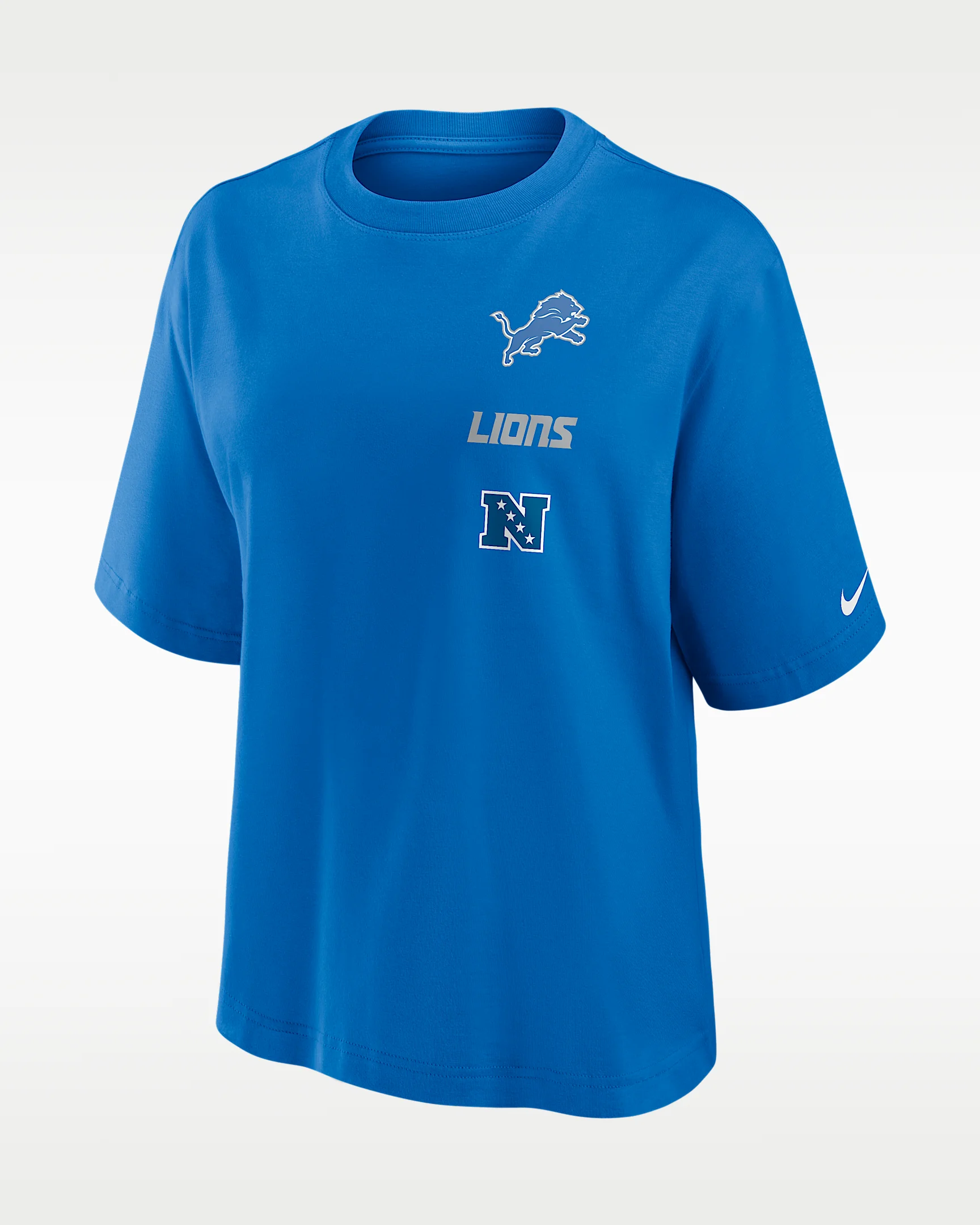Detroit Lions Primetime Premium Essential Boxy Women's Nike NFL T-Shirt - 1
