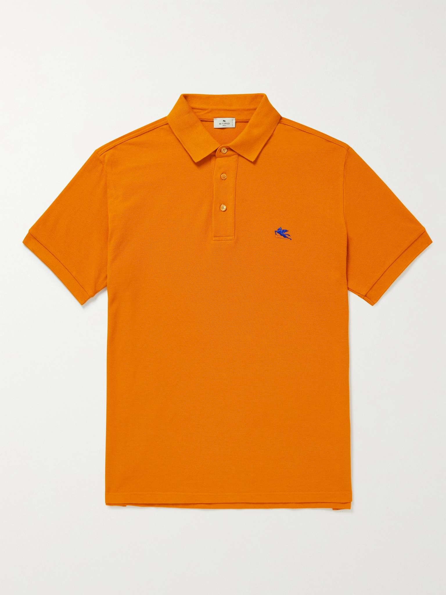 Logo-Embroidered Cotton-Piqué Polo Shirt - 1