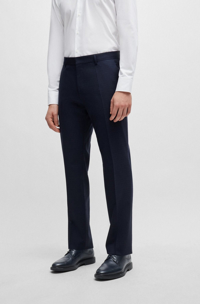 SLIM-FIT SUIT IN PATTERNED STRETCH WOOL 7