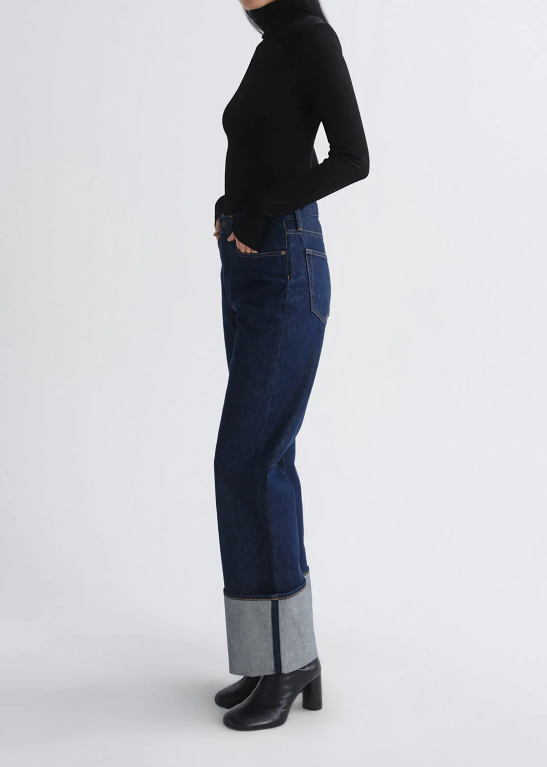 CARYLE TURTLENECK IN BLACK - 1