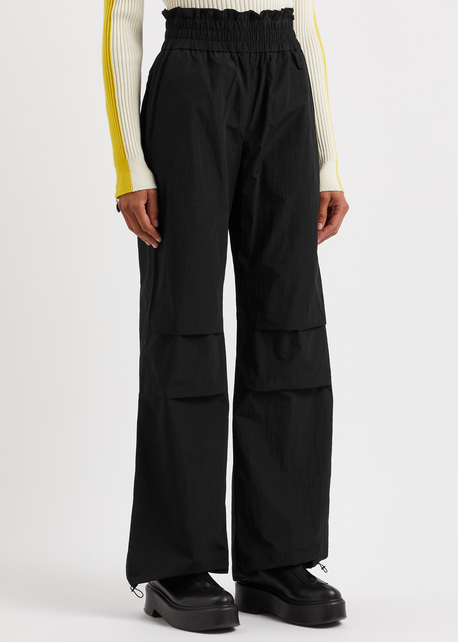 Wide-leg shell trousers - 2