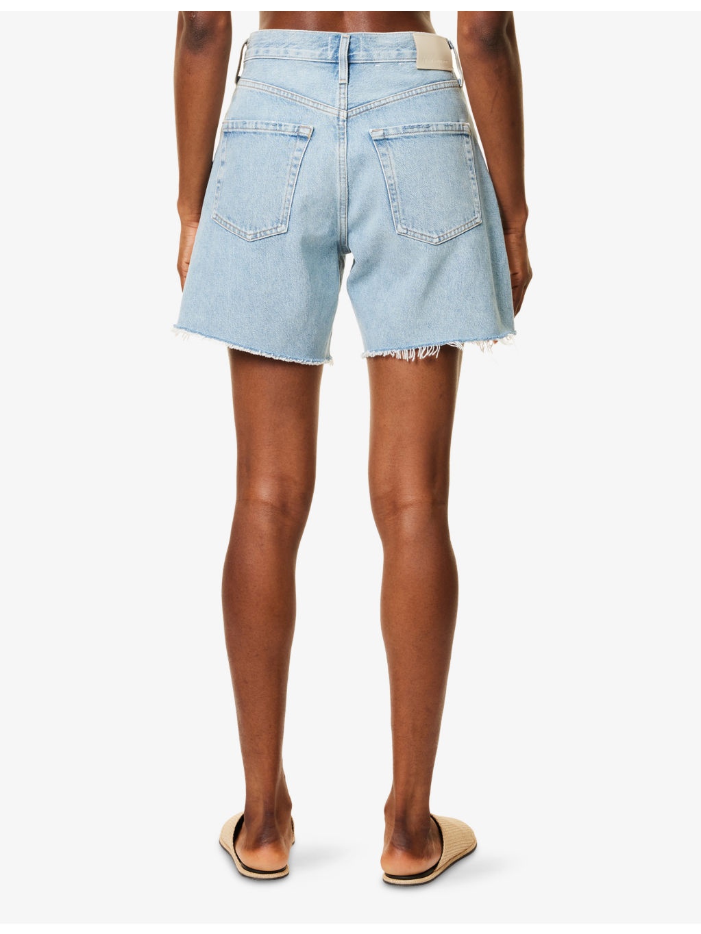 Marlow Long Distressed Denim Shorts - 4