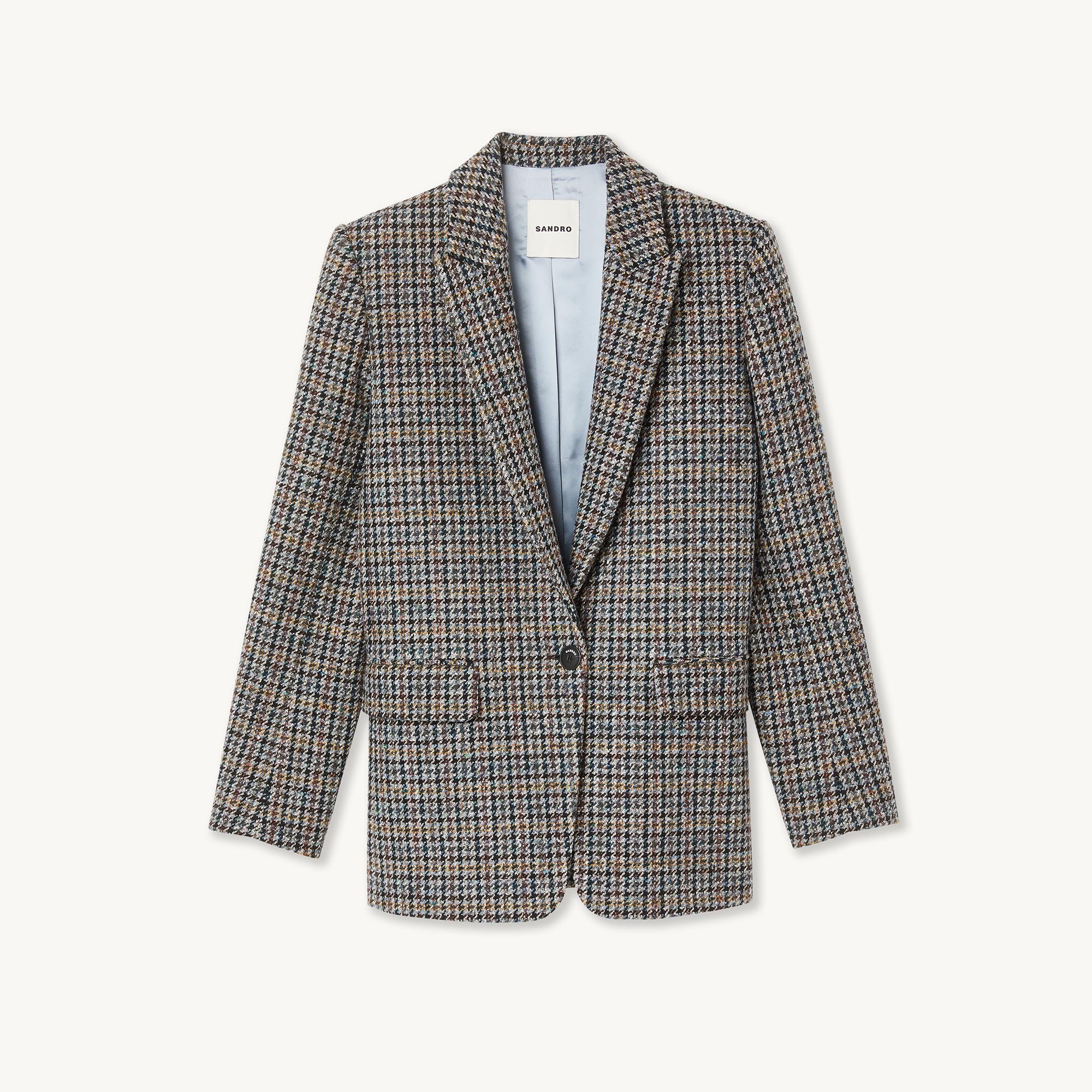 Checked tailored jacket - 1