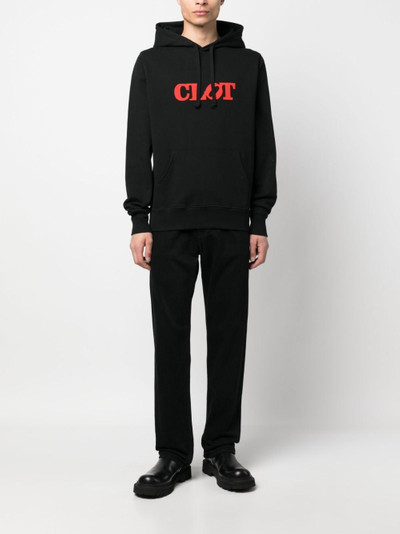 CLOT logo-print cotton hoodie outlook