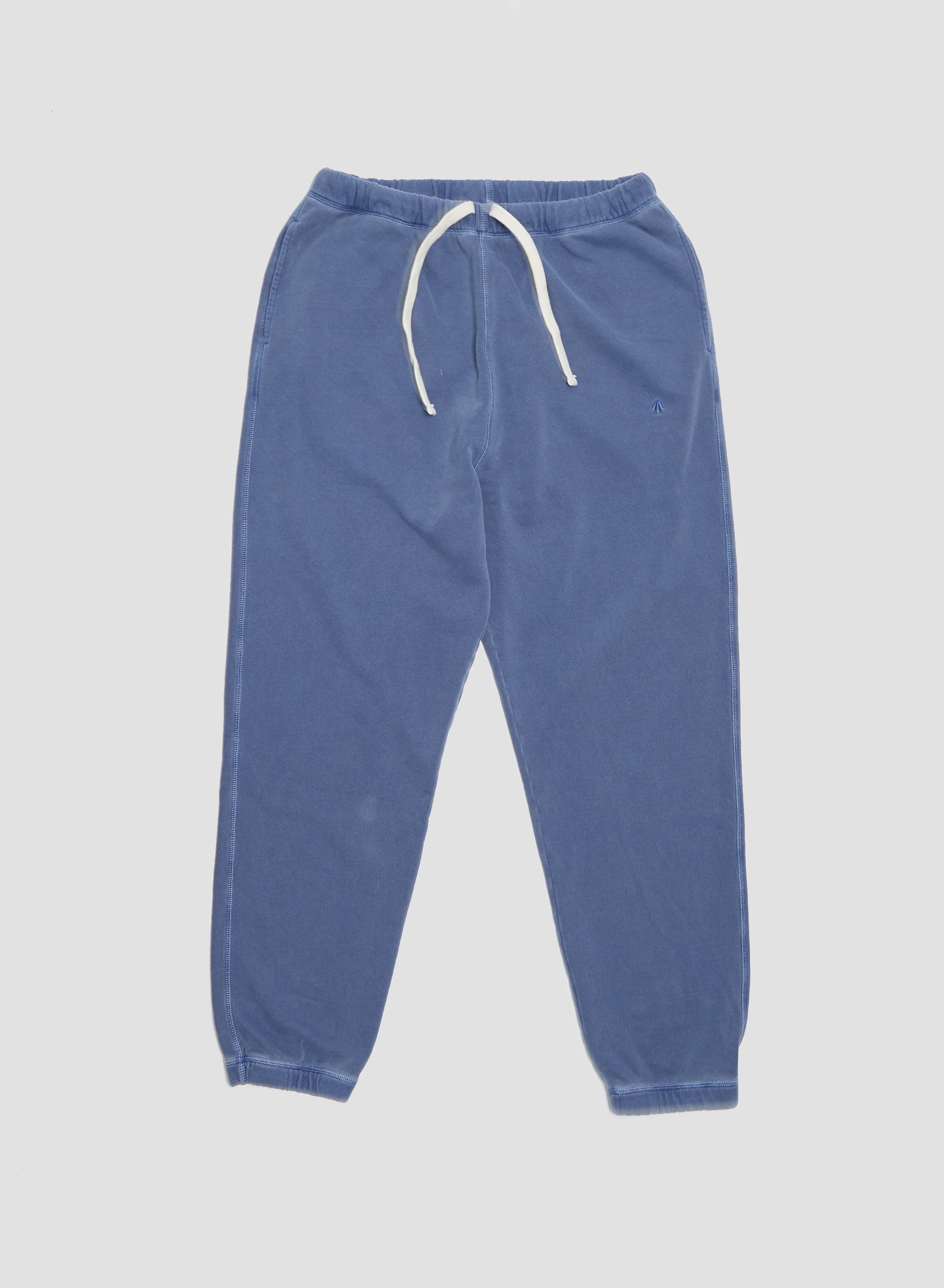Embroidered Arrow Sweatpant in Denim - 1