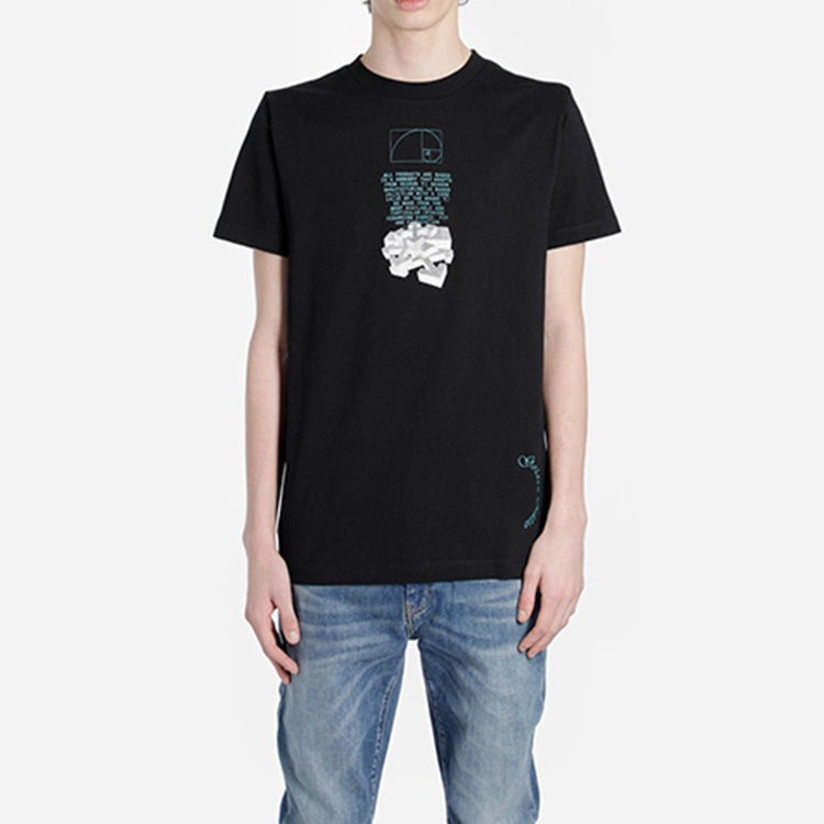 Off-White C/O Virgil Abloh Men'S Black Fibonacci Dripping Arrows Slim OMAA027R201850051001 - 3