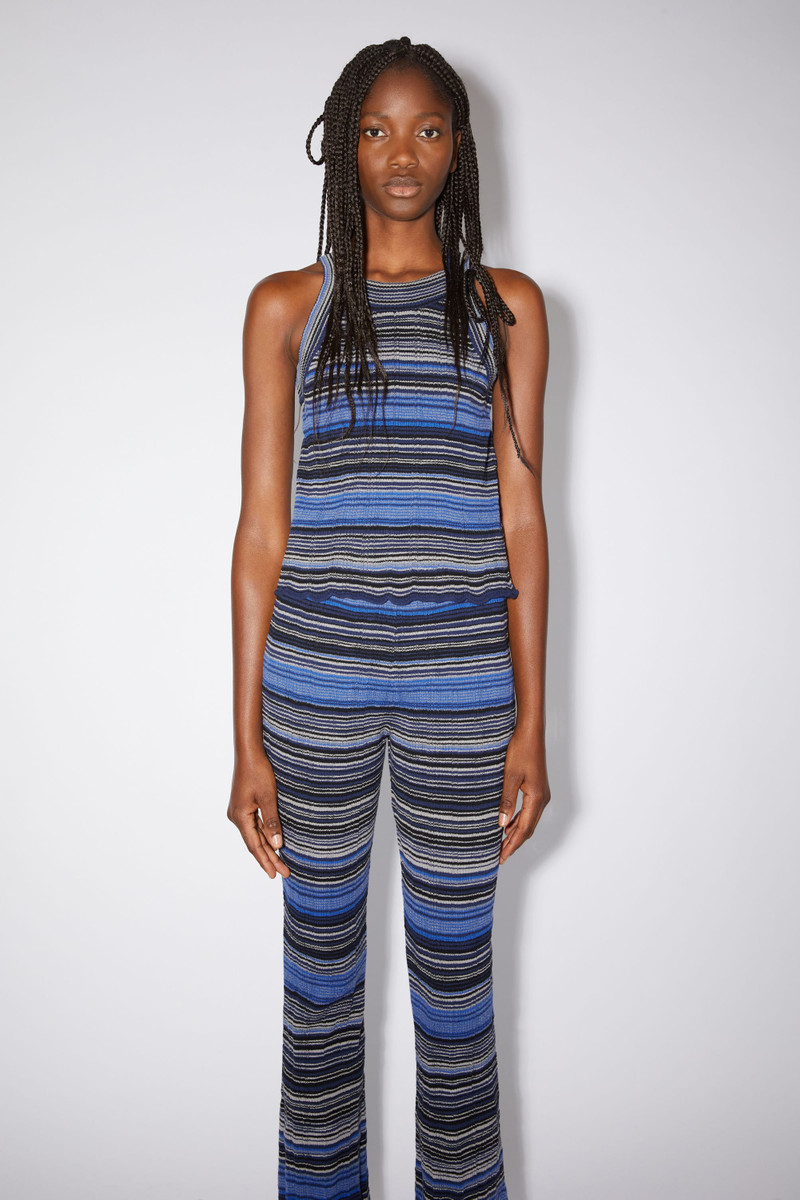 Acne Studios Ribbed tank top - Dark blue/multi outlook