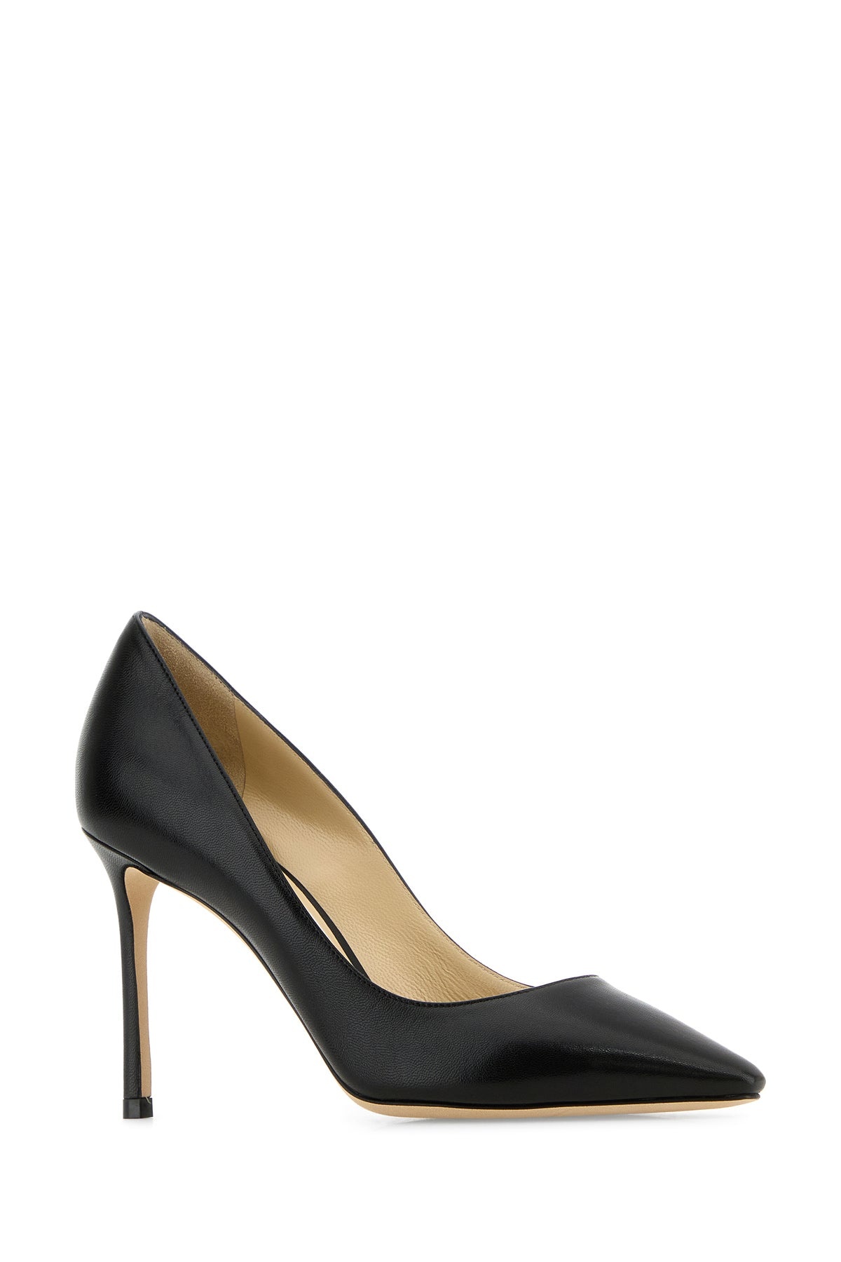 Black leather Romy 85 pumps - 2