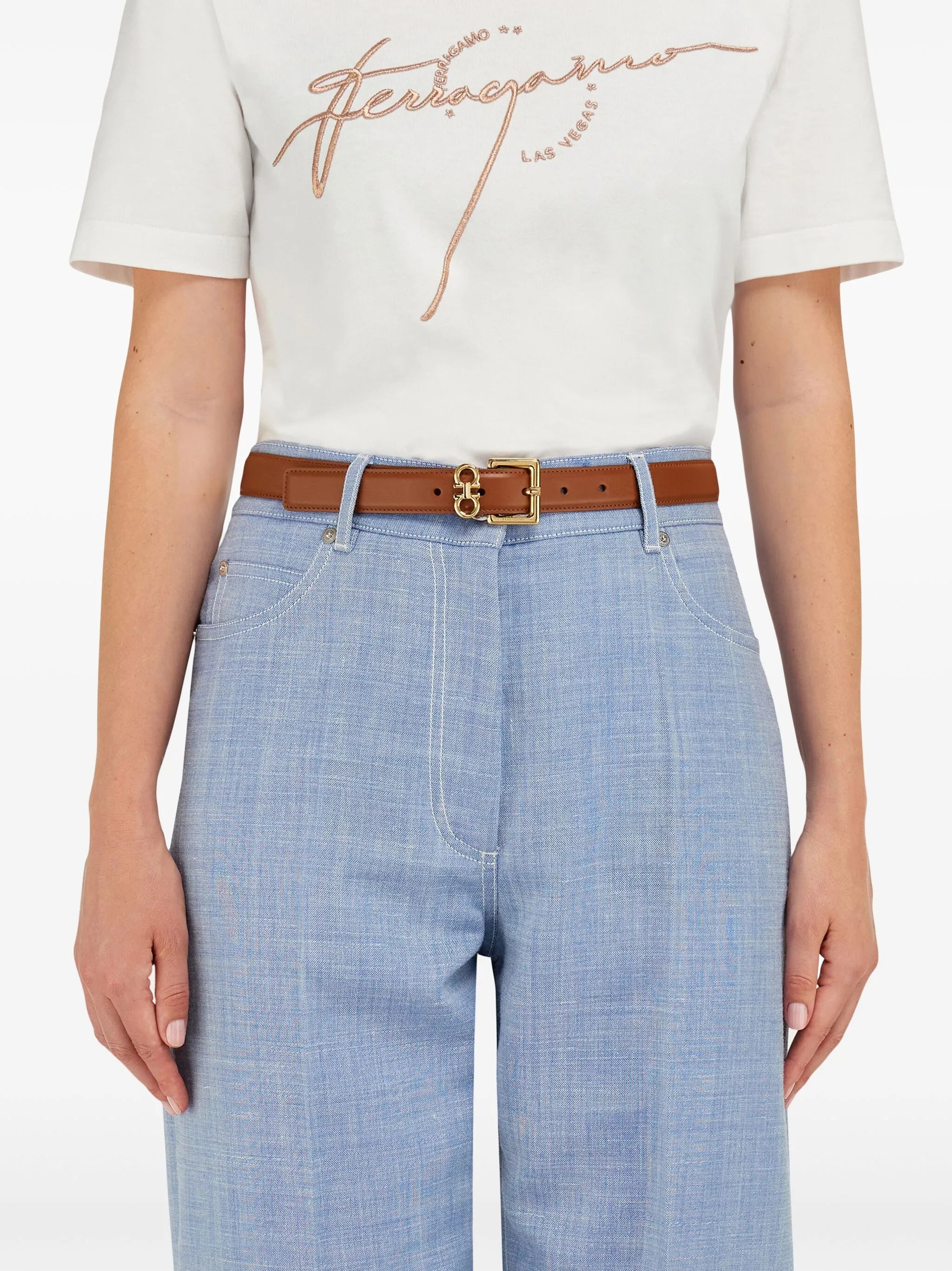 Gancini-plaque Belt - 2