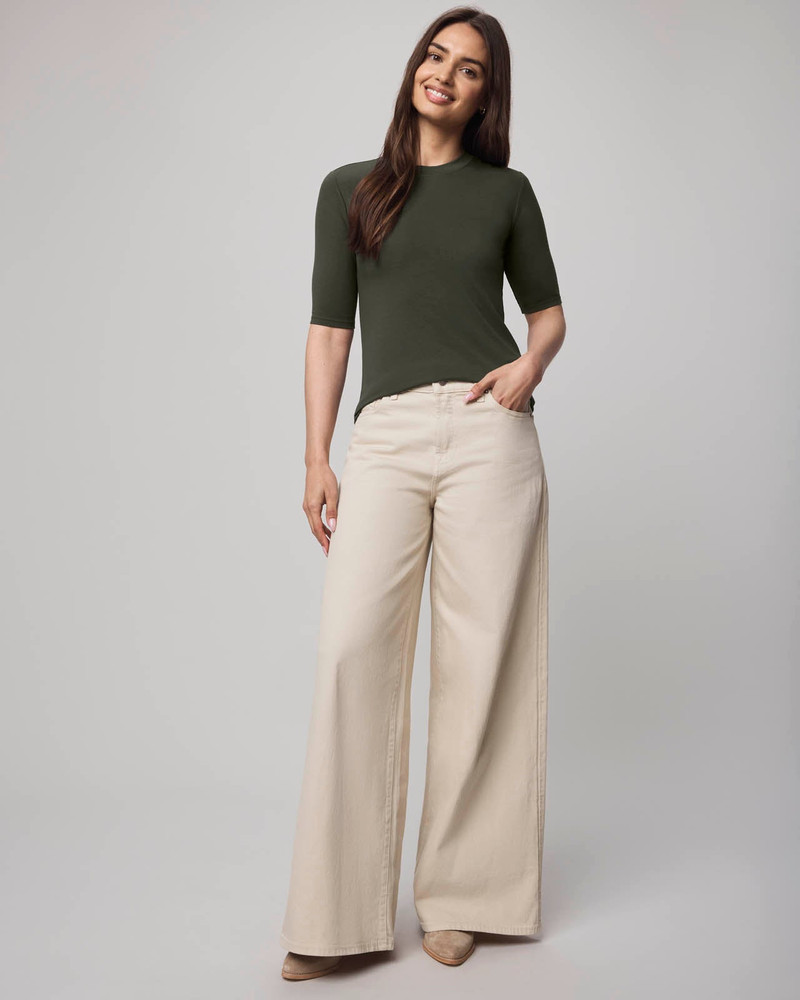 Splendid Bamboo Blend Quarter Sleeve Tee outlook