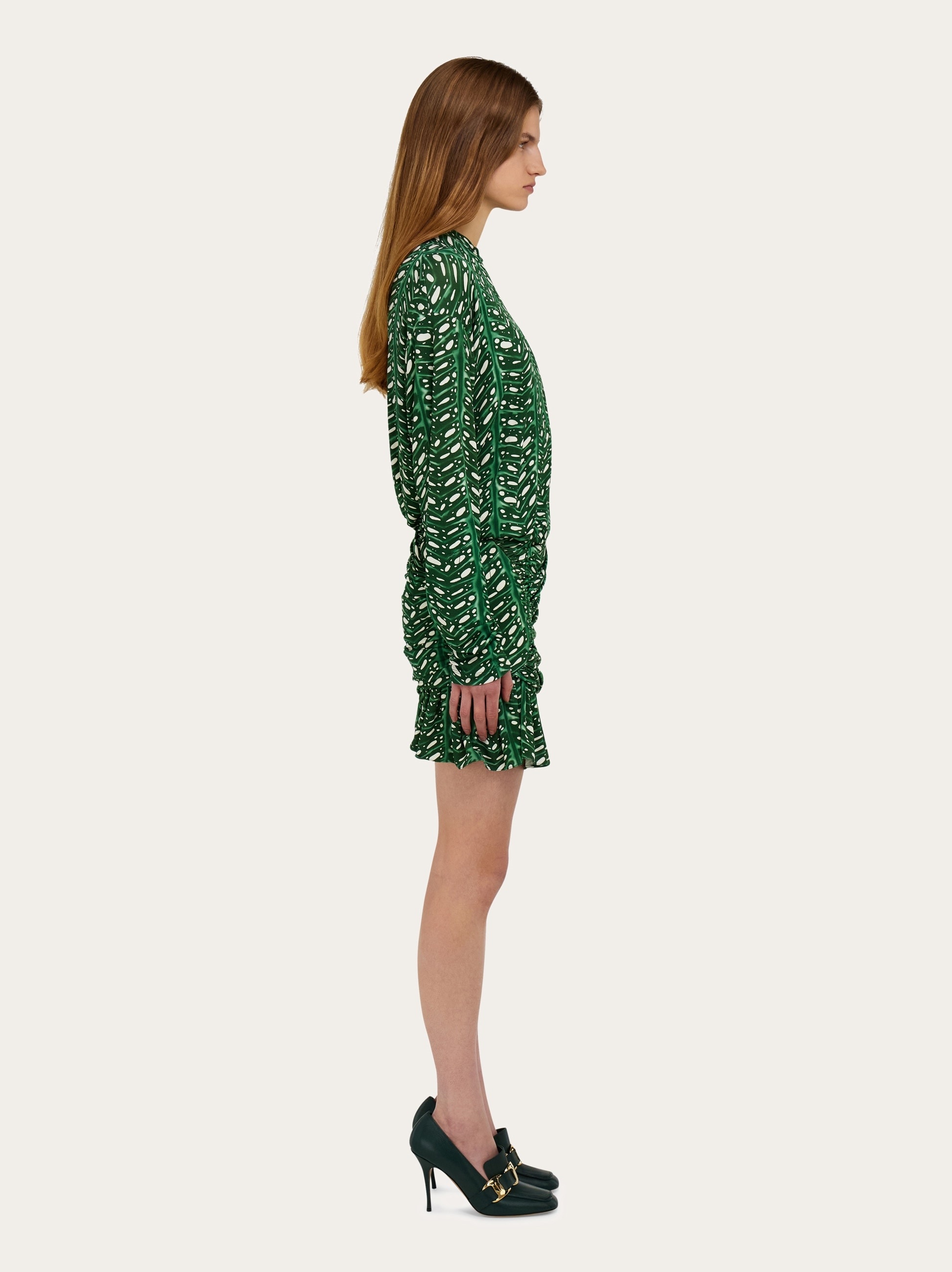 Mini dress with drape detail - 3
