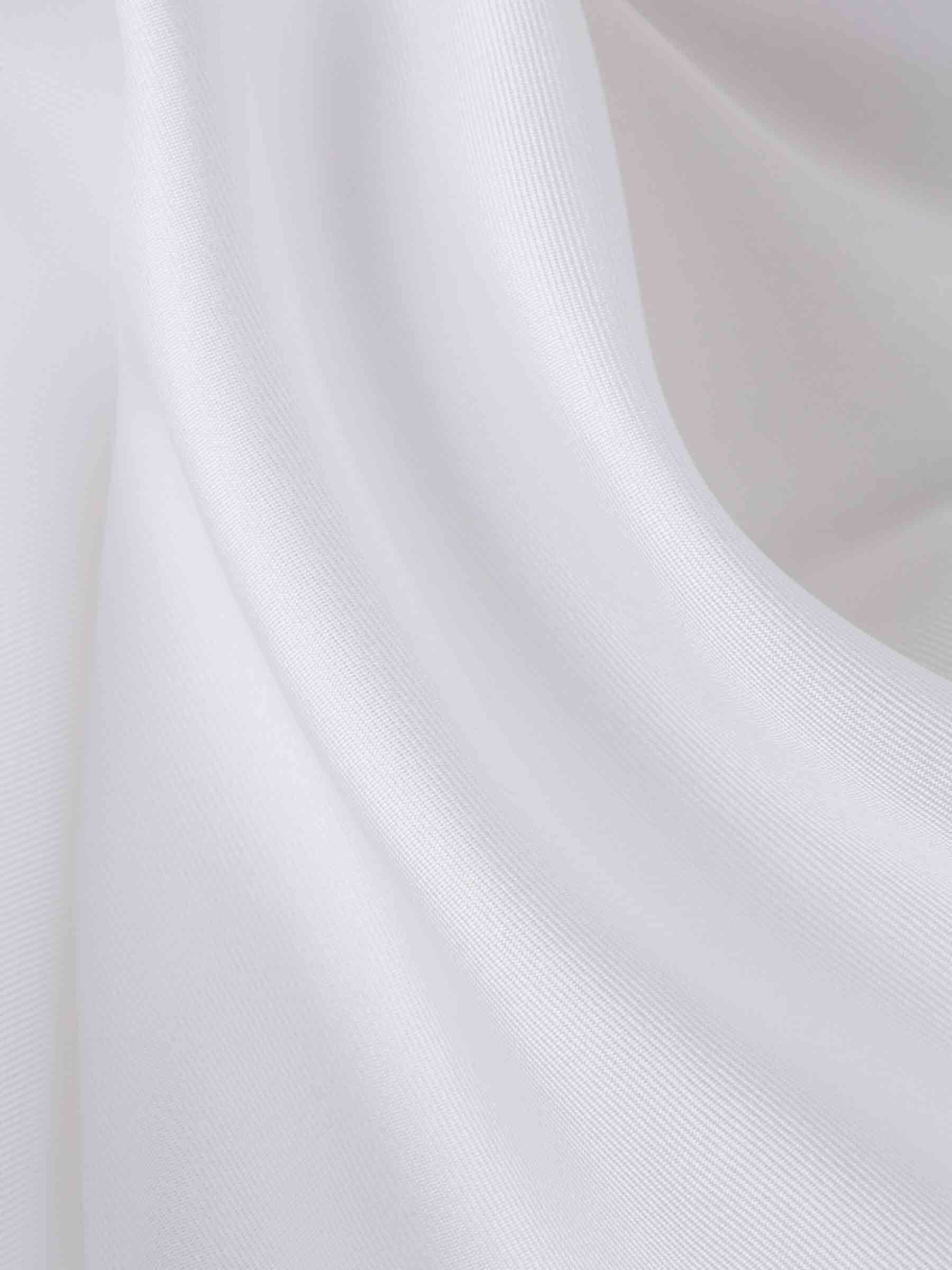 PLAIN SILK SCARF - 3