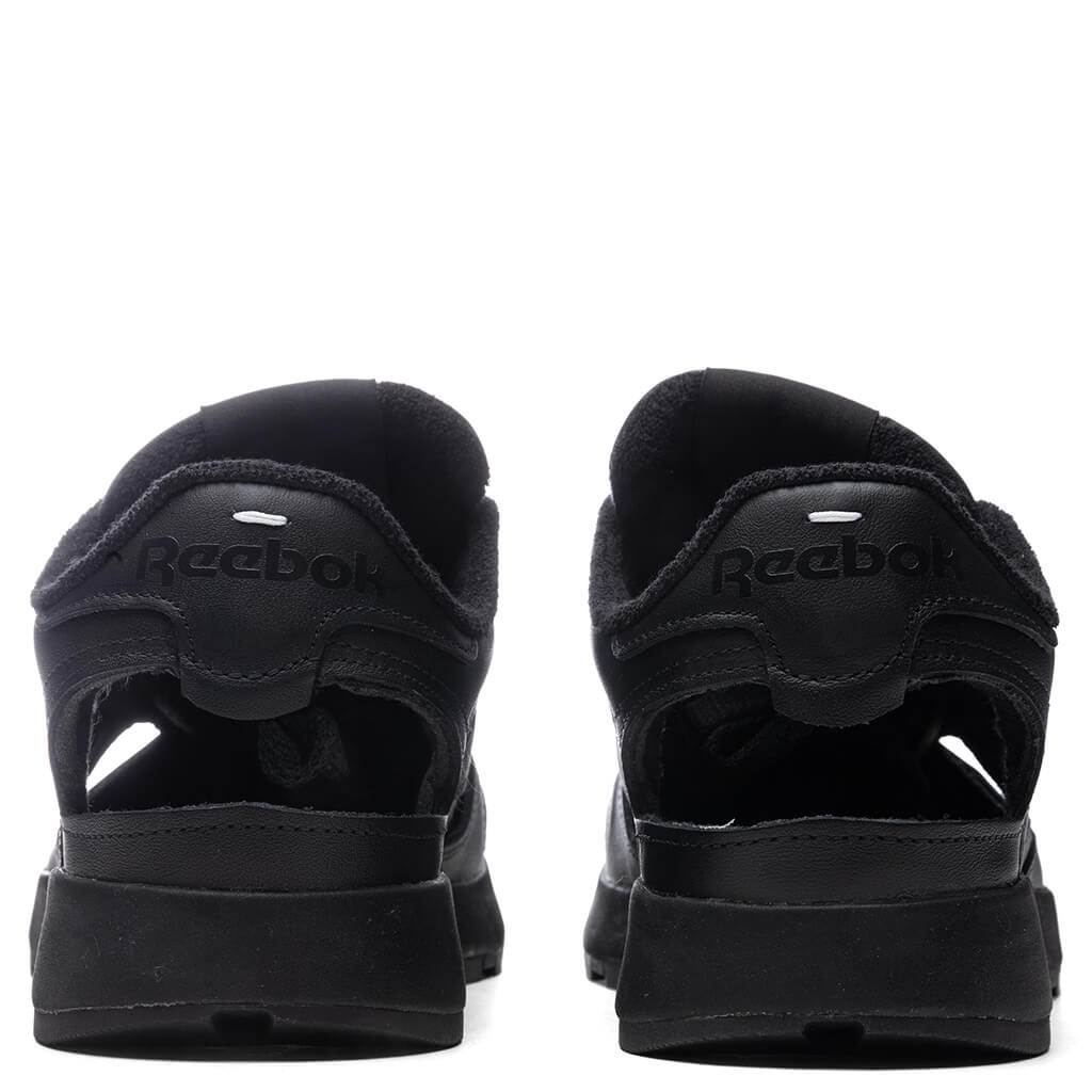 MAISON MARGIELA X REEBOK DÉCORTIQUÉ’ CLASSIC LEATHER SNEAKER - BLACK - 4