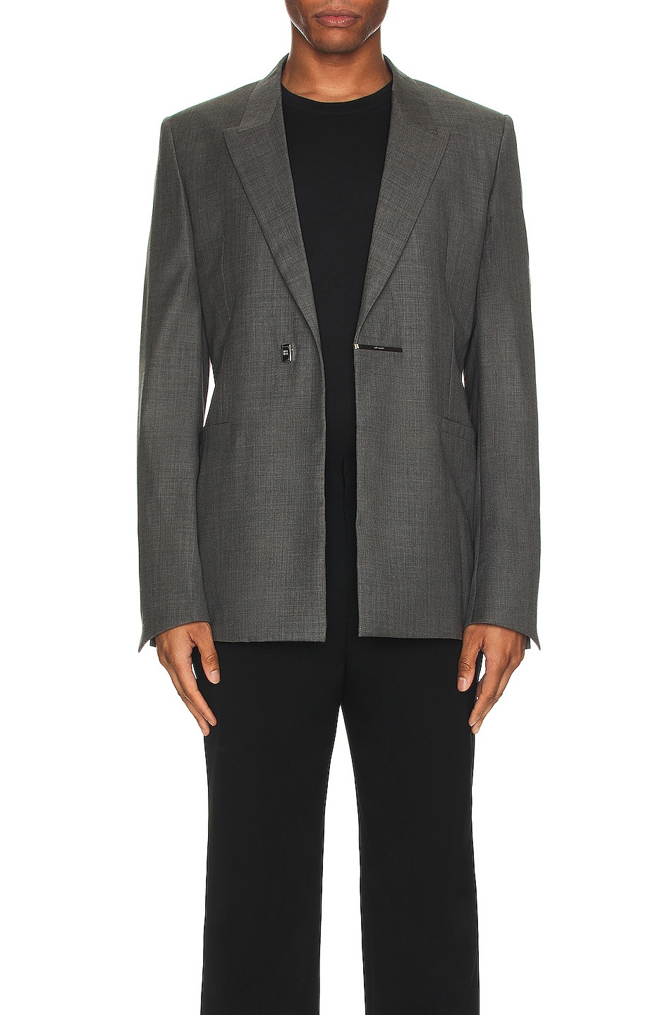 ジャケット GIVENCHY STRUCTURED JACKET GIVENCHY | Zip Structured Jacket | Men | Grey Mix | Flannels