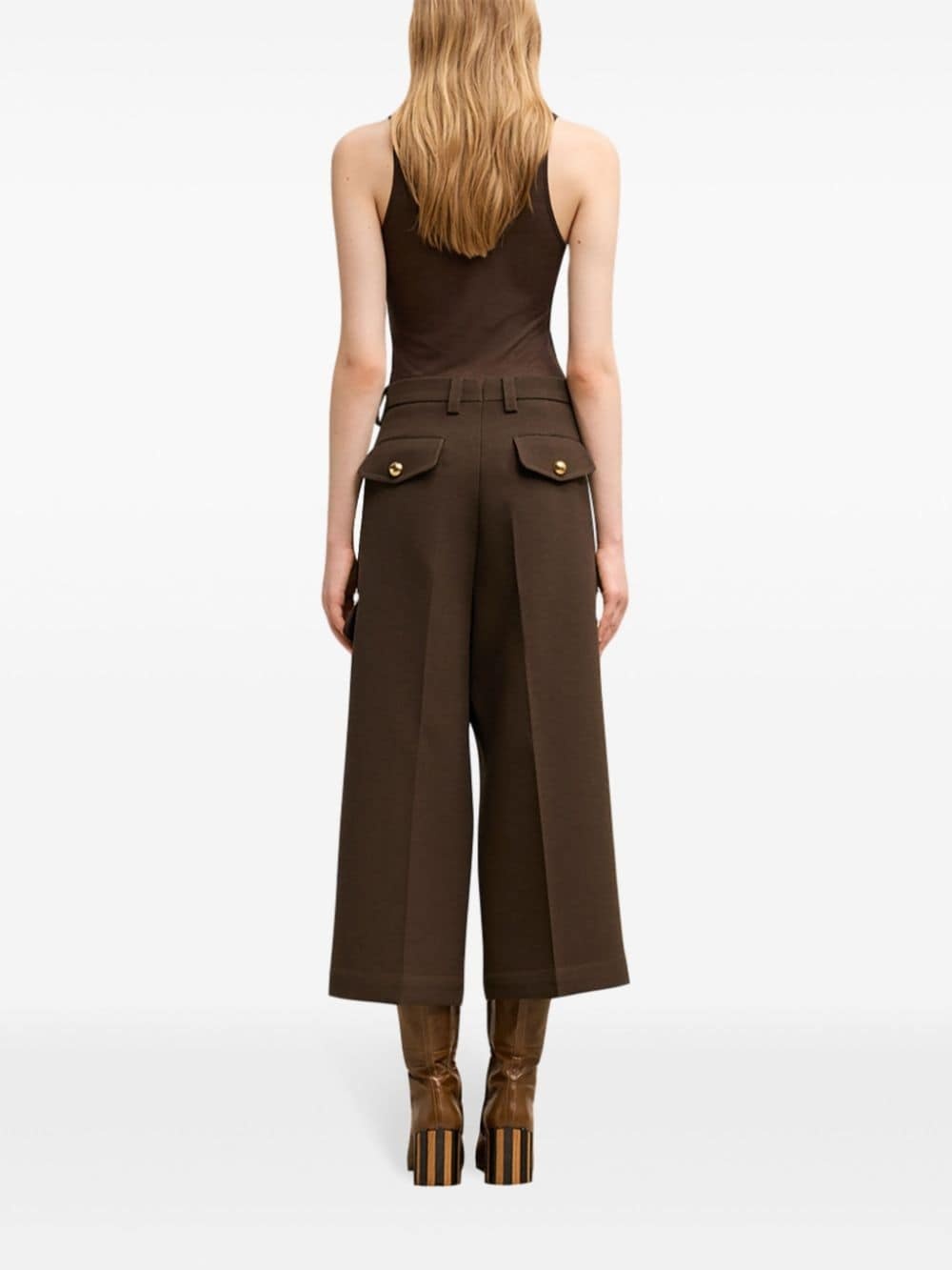 flap pocket bermuda shorts - 5