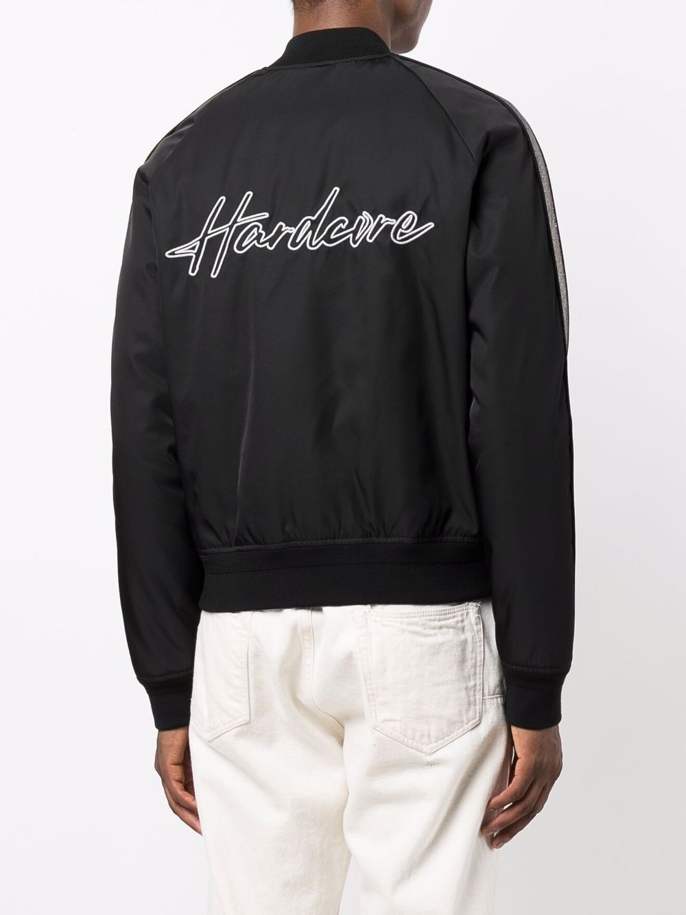 Hardcore satin bomber jacket - 4