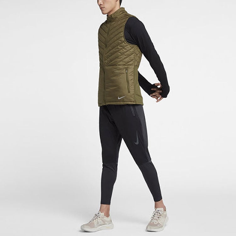 Nike MENS Sport Cotton Vest MilitaryGreen Army green AH0547-395 - 3