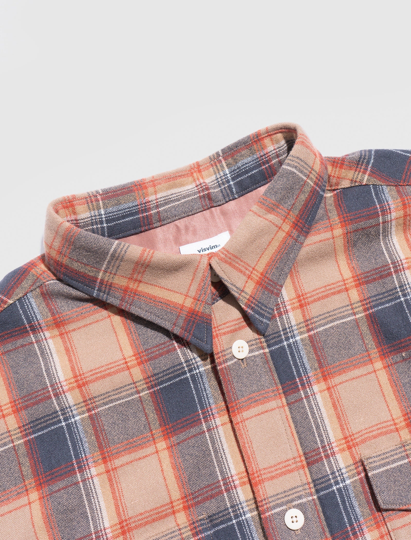 visvim LONG SLEEVE FRONTIER CHECK SHIRT | a-ma-maniere | REVERSIBLE