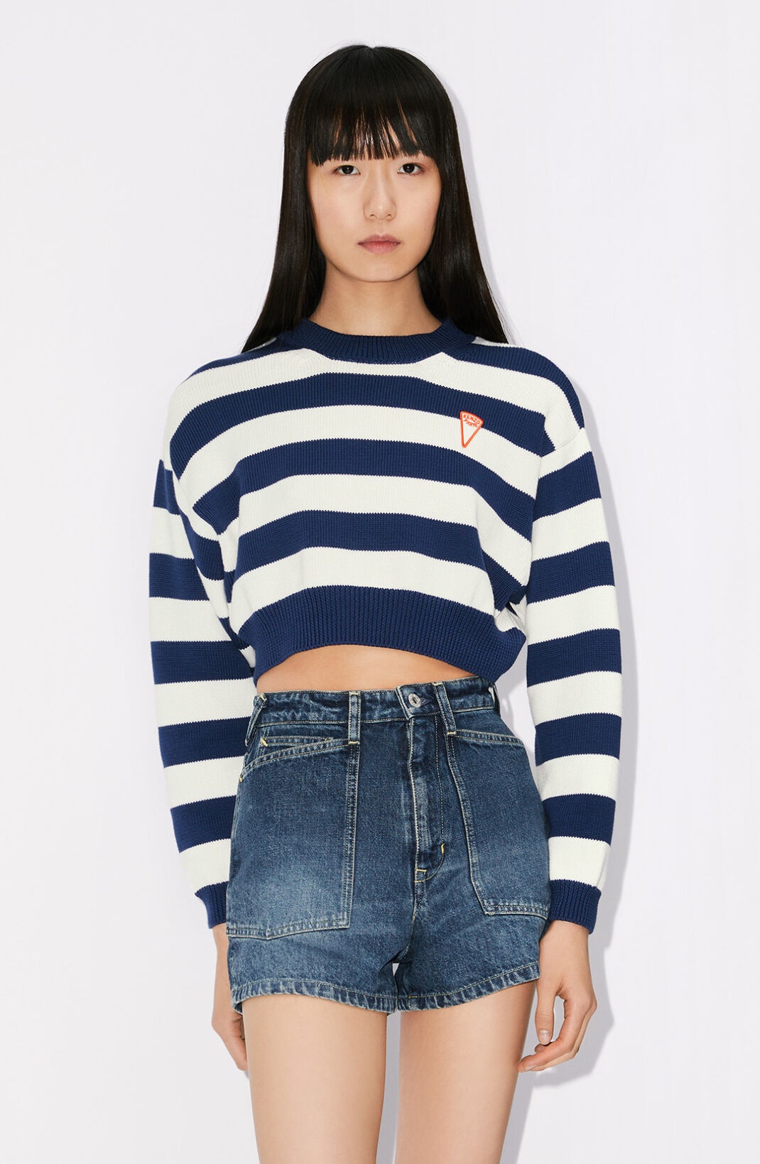 'Nautical stripes' short jumper - 4