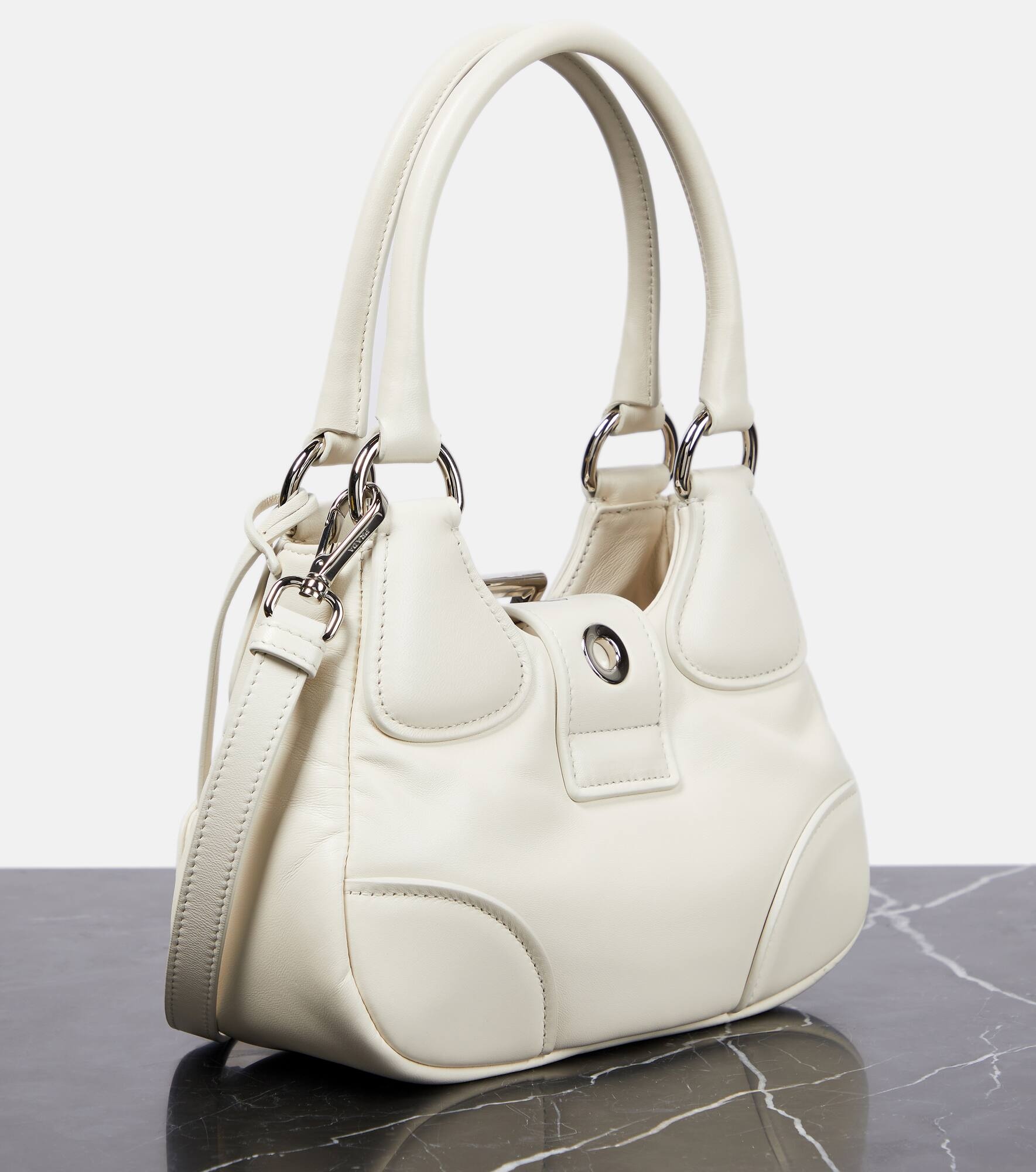Moon Small leather shoulder bag - 4