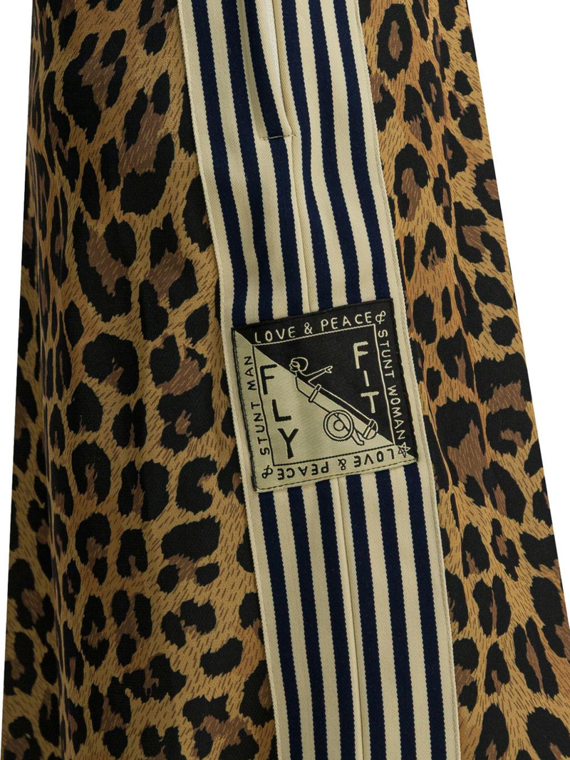 leopard-print midi skirt 5