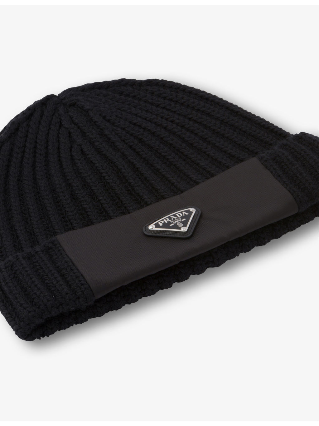 Re-Nylon branded wool hat - 2
