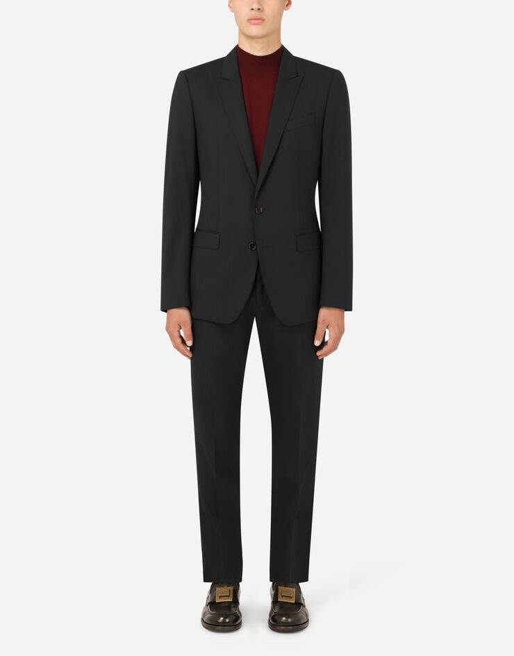 Stretch wool Martini-fit suit - 1