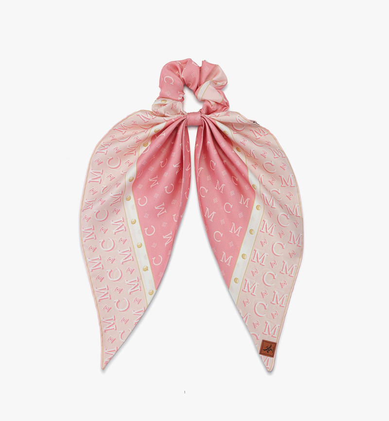 MCM Upcycling Project Scarf Scrunchie in Organic Silk outlook