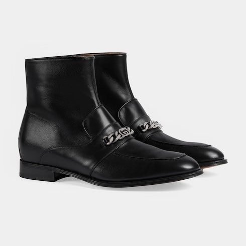Gucci Interlocking G Chain Boots - 2