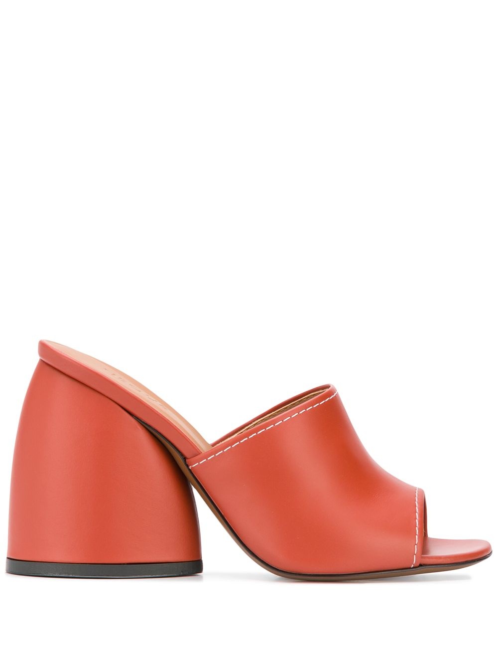 chunky heel mules - 1