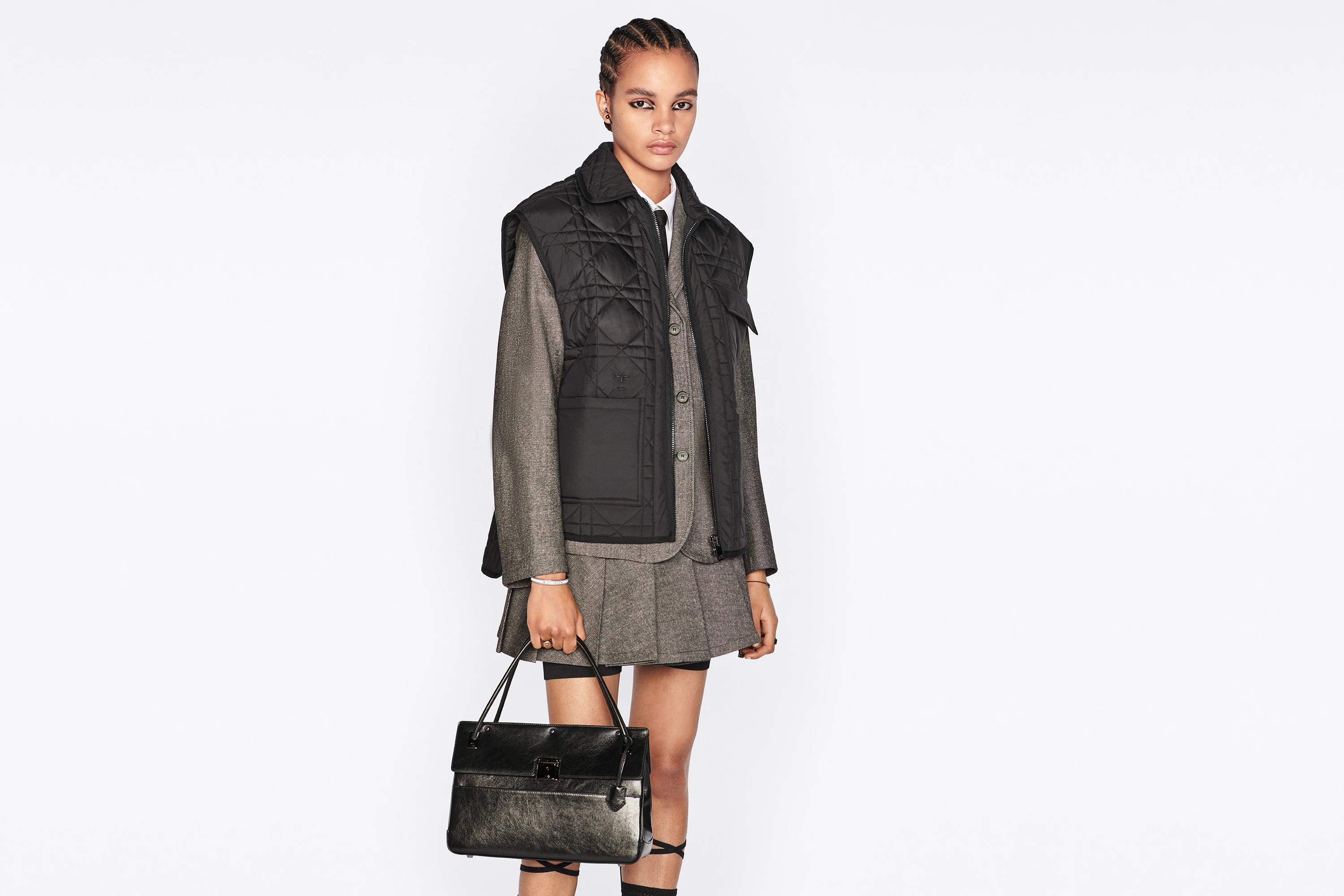 Macrocannage Belted Vest - 8