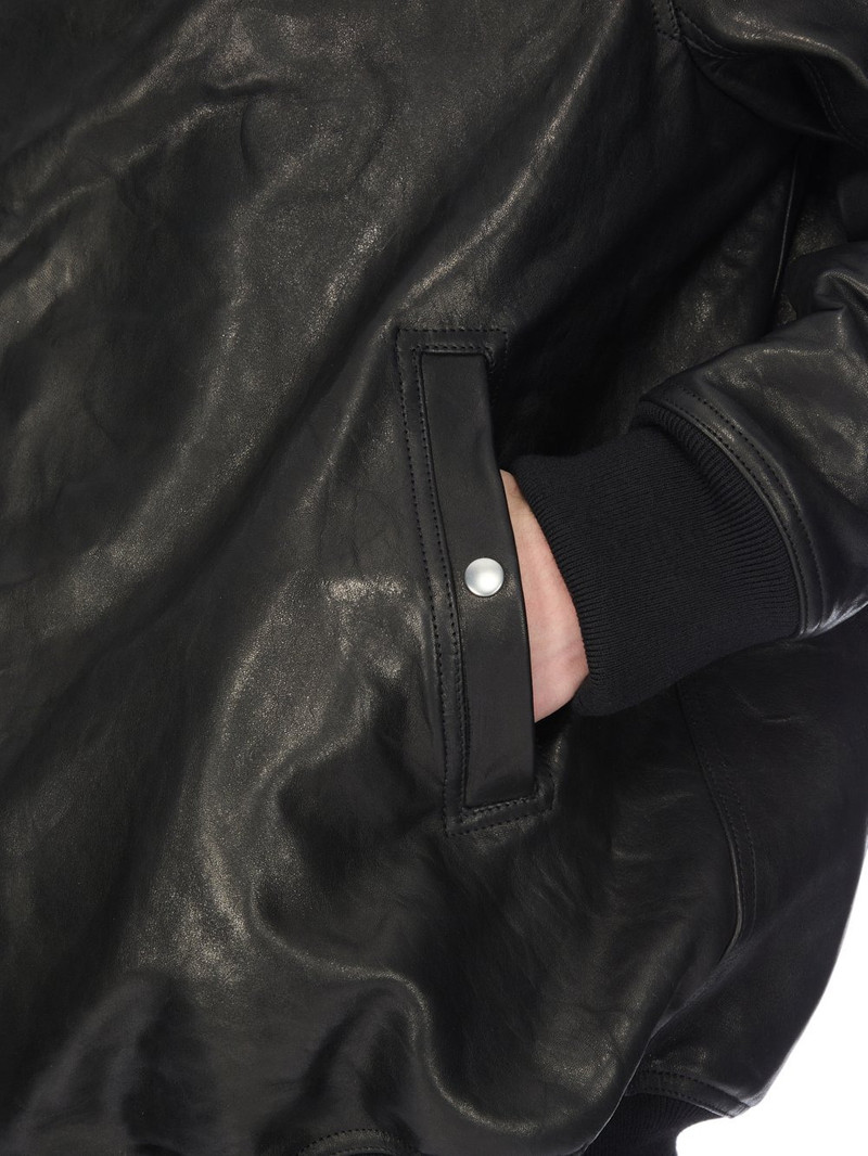 off-centre leather jacket 6