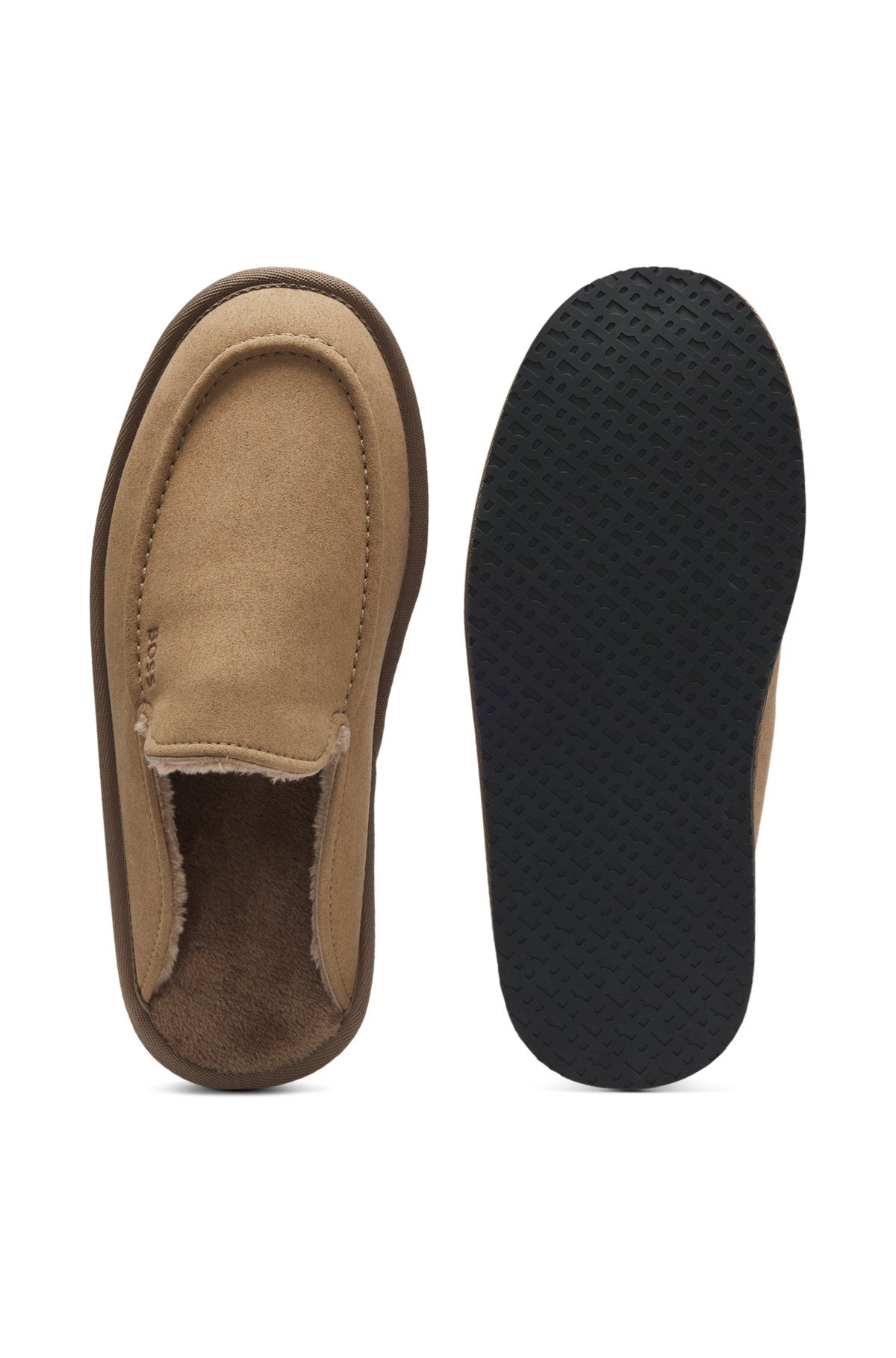 MICROFIBRE SLIPPERS WITH RUBBER SOLE - 4