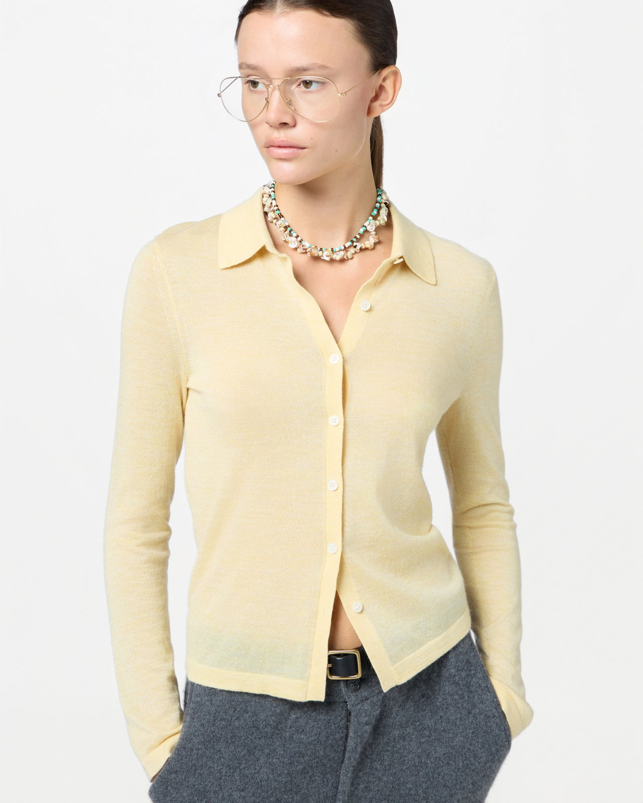Elle Shirt in Cashmere - 5