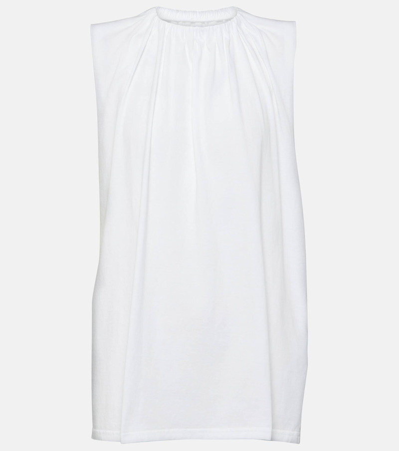 Ruffled cotton jersey top 1