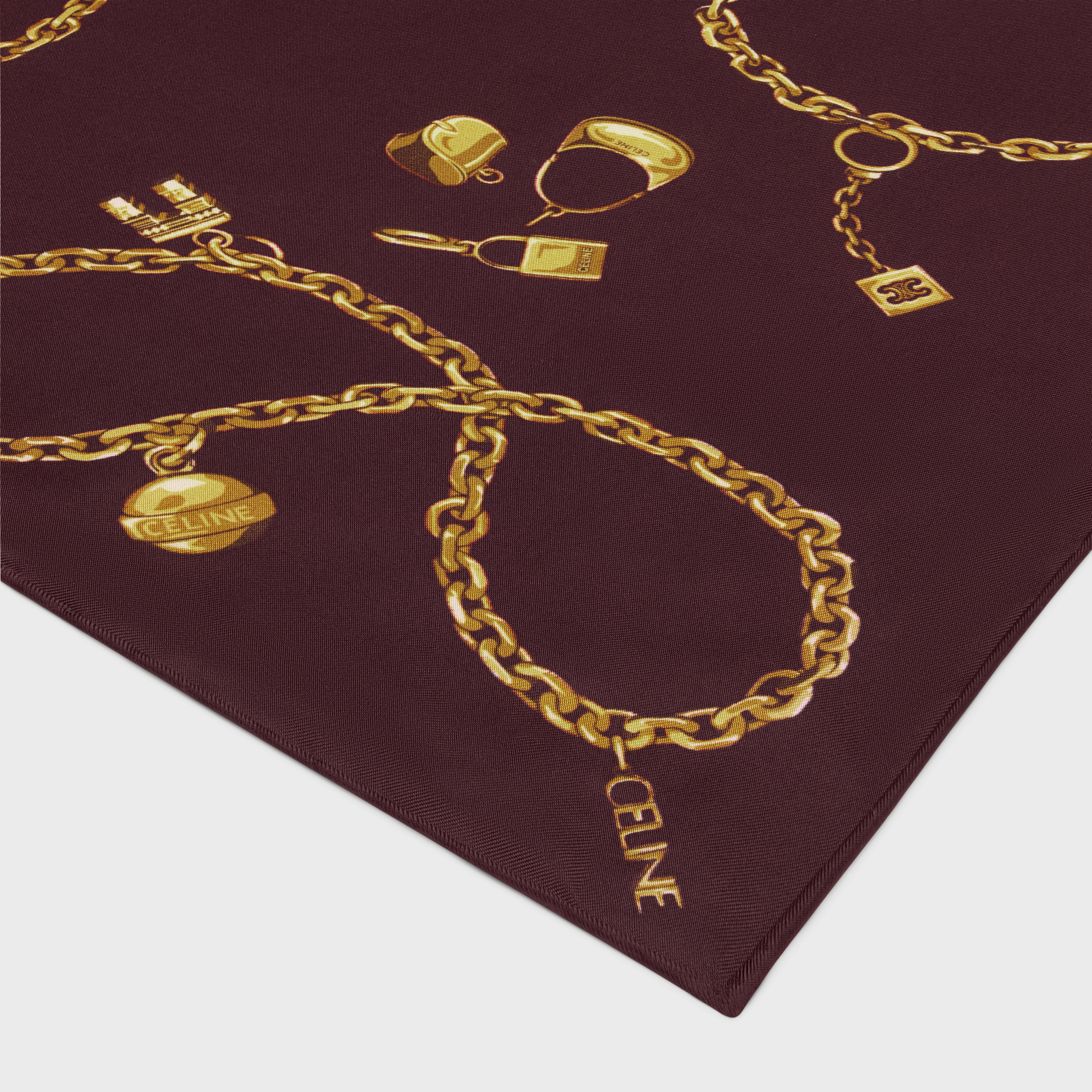 bandana in silk twill - 2